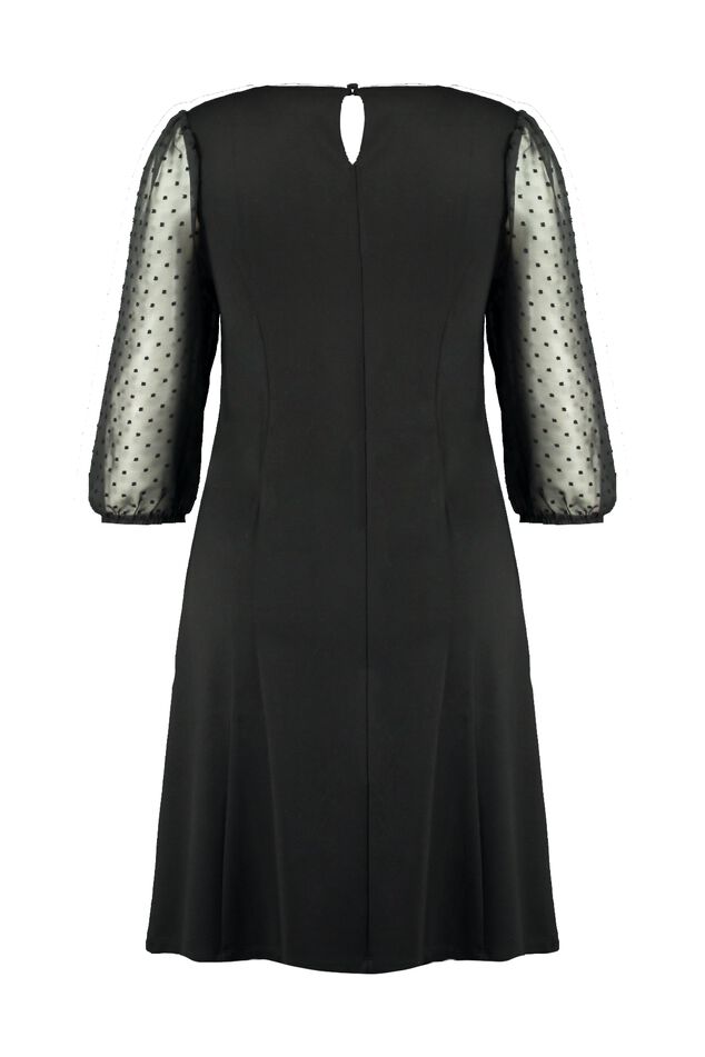 Jurk met transparante mouwen image number 2