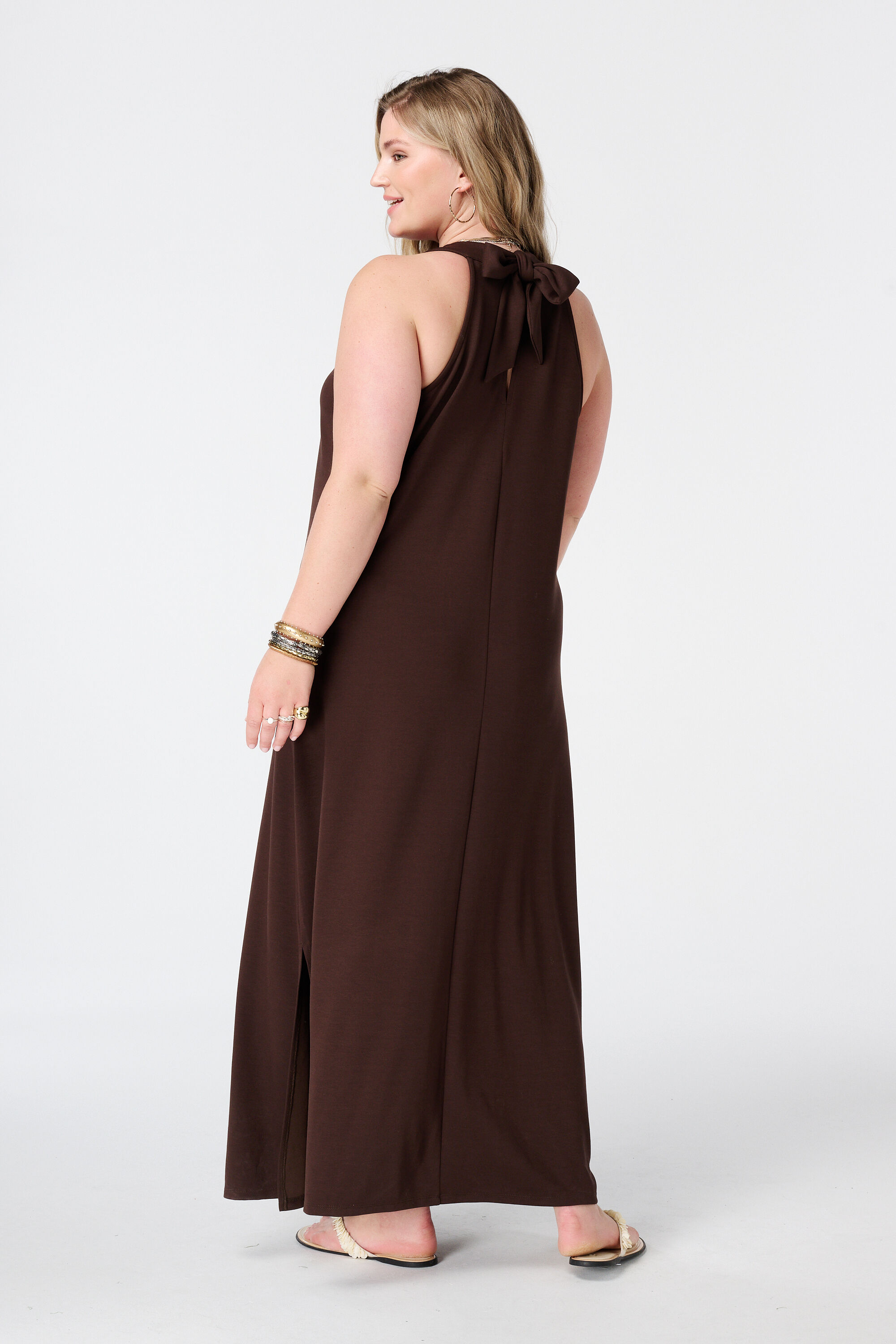 Maxi jurk met halter image number 3