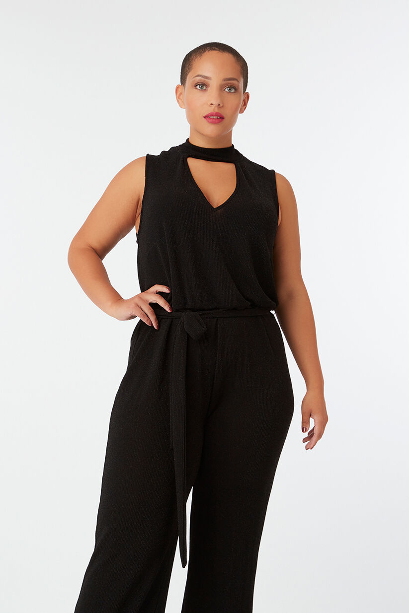 Jumpsuit met lurex image number 6