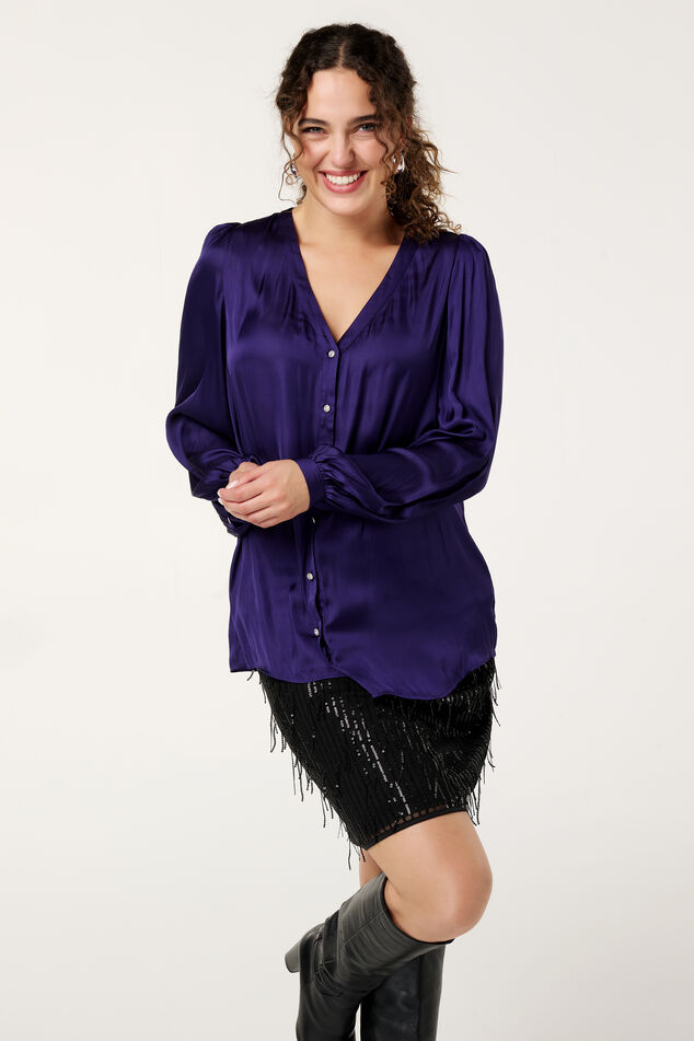 Satijnen blouse image number 0