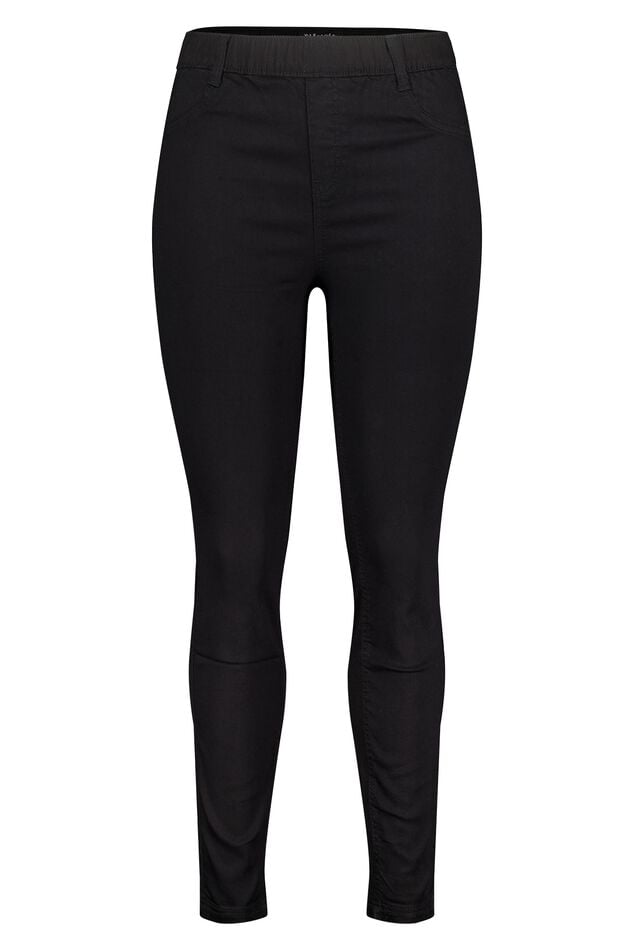 Tregging met denim look image number 1