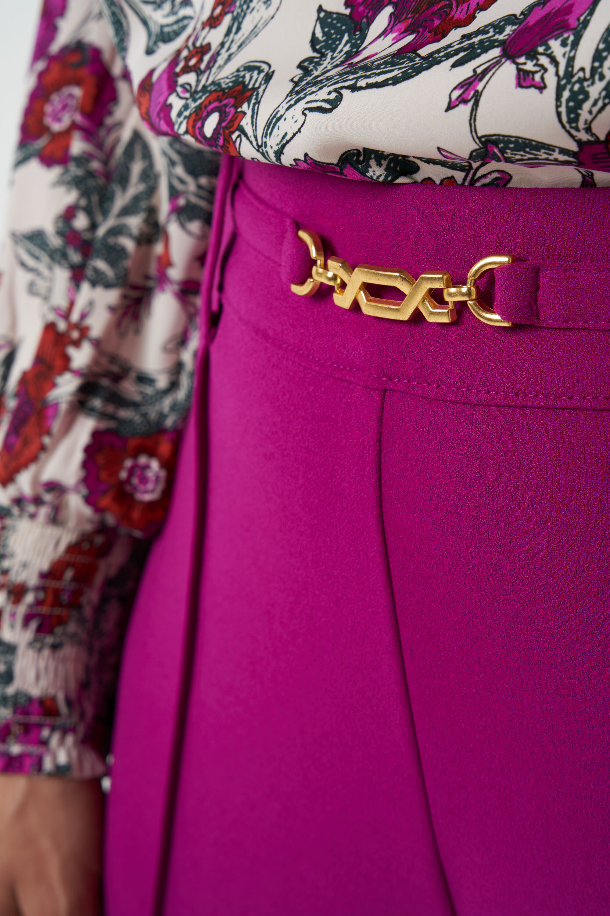 Pantalon met wijde pijpen image number 4