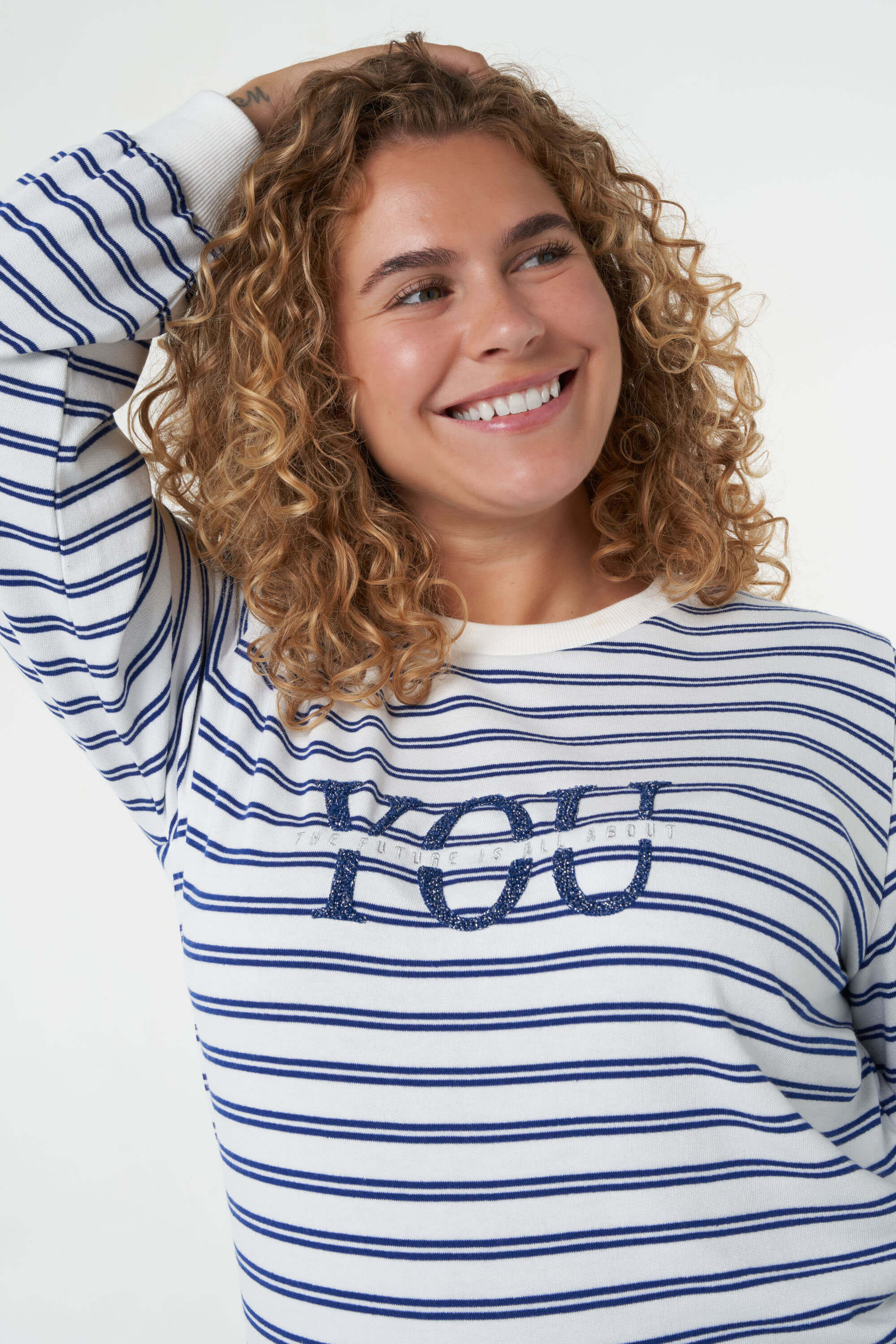 Sweater met strepen image number 5