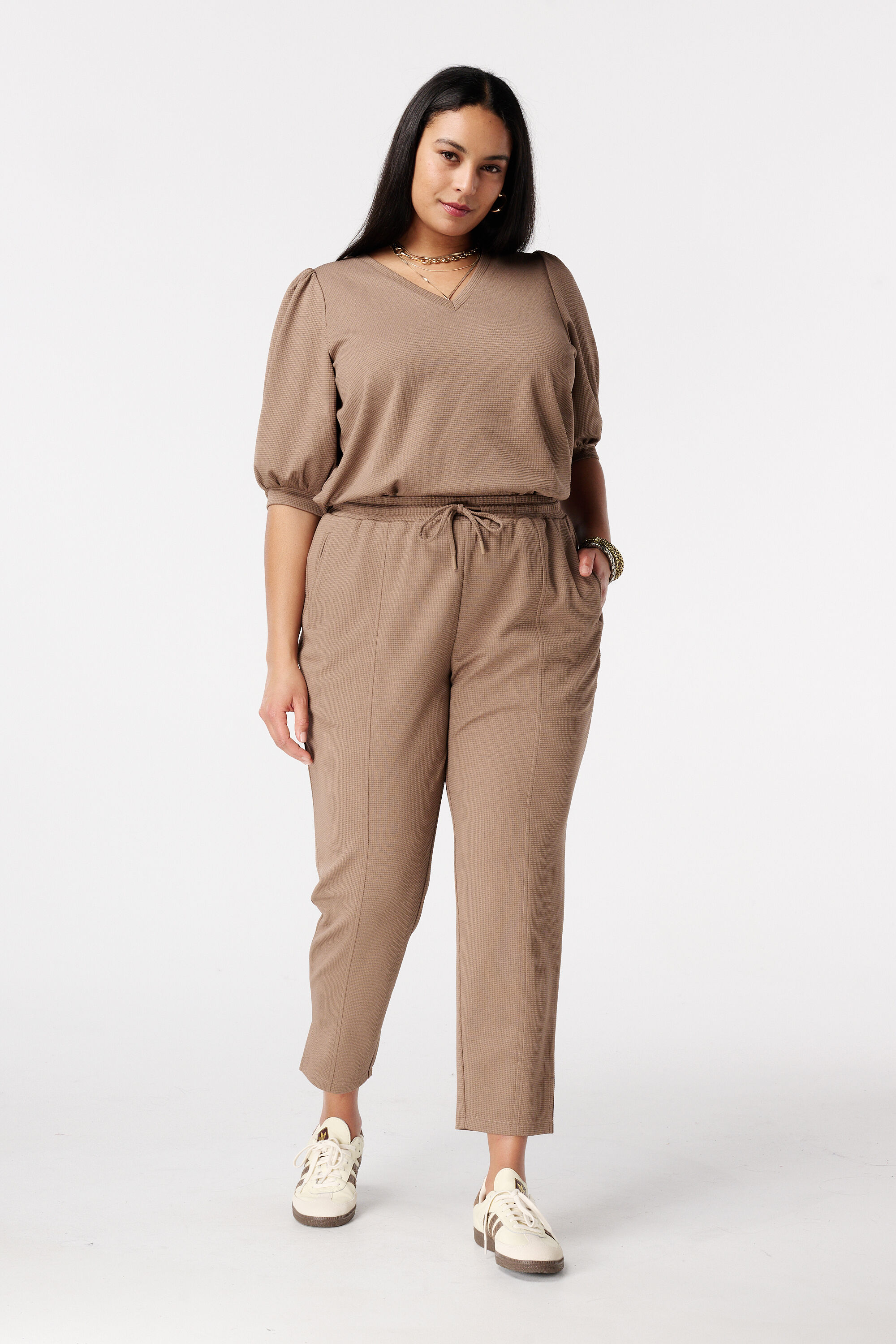 Broek met strikkoord