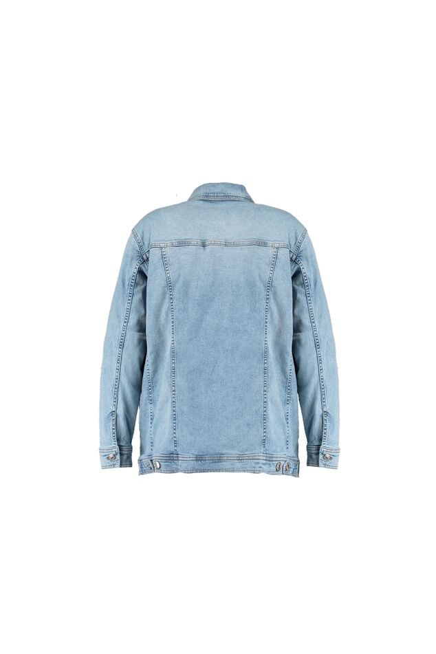 Lange spijkerjas image number 2