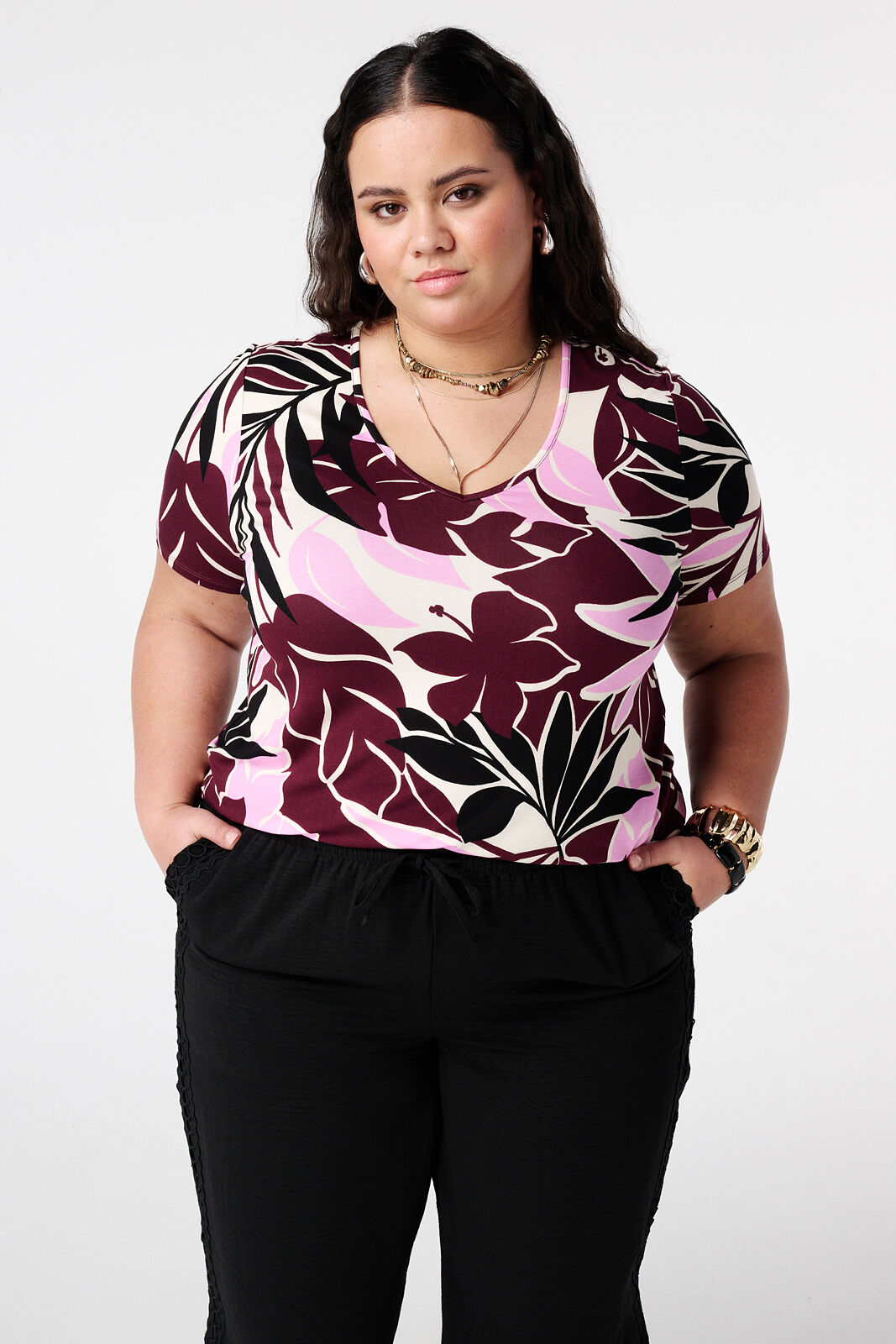 T-shirt met print image number 4