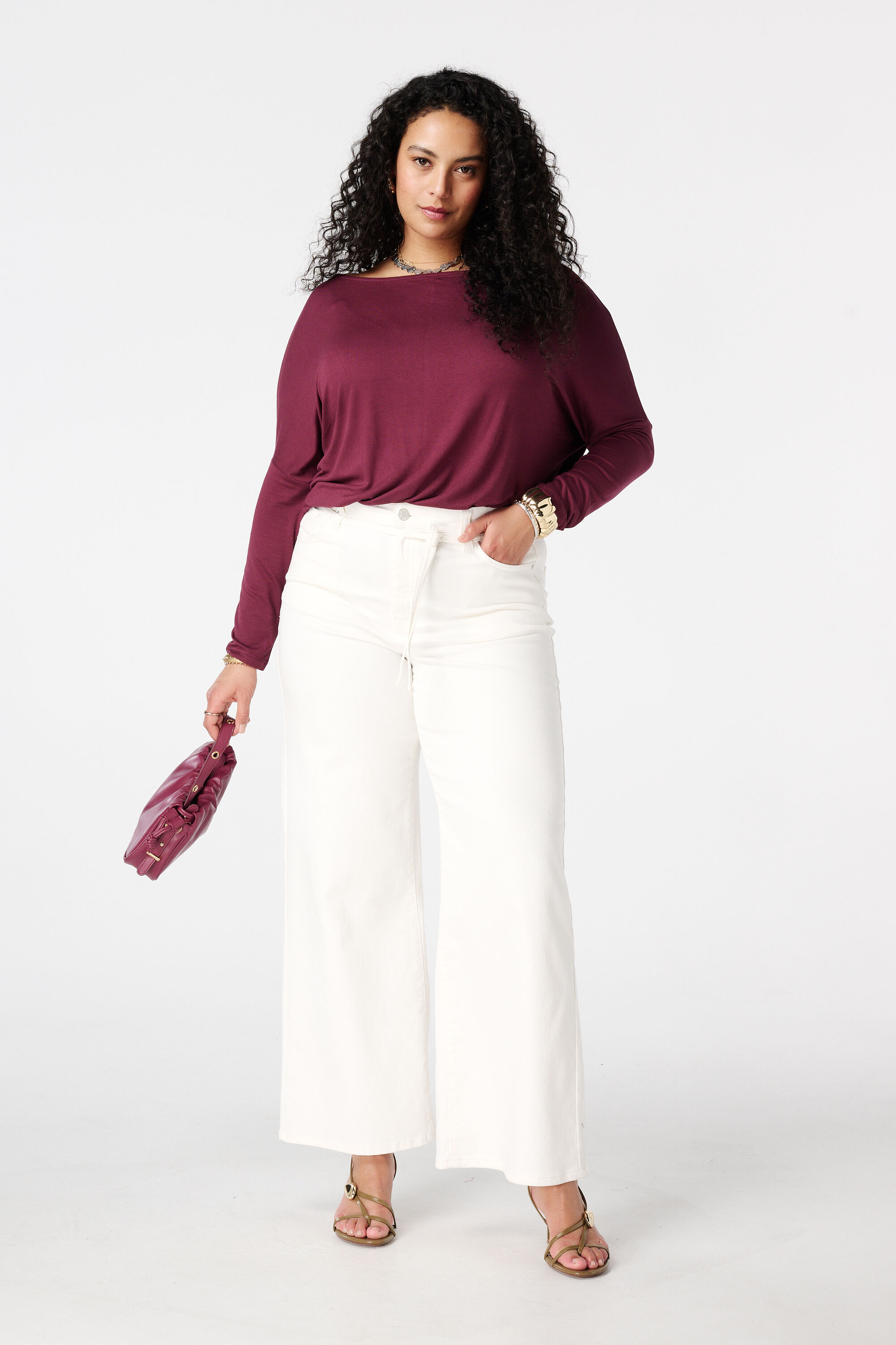 Top met boothals image number 5