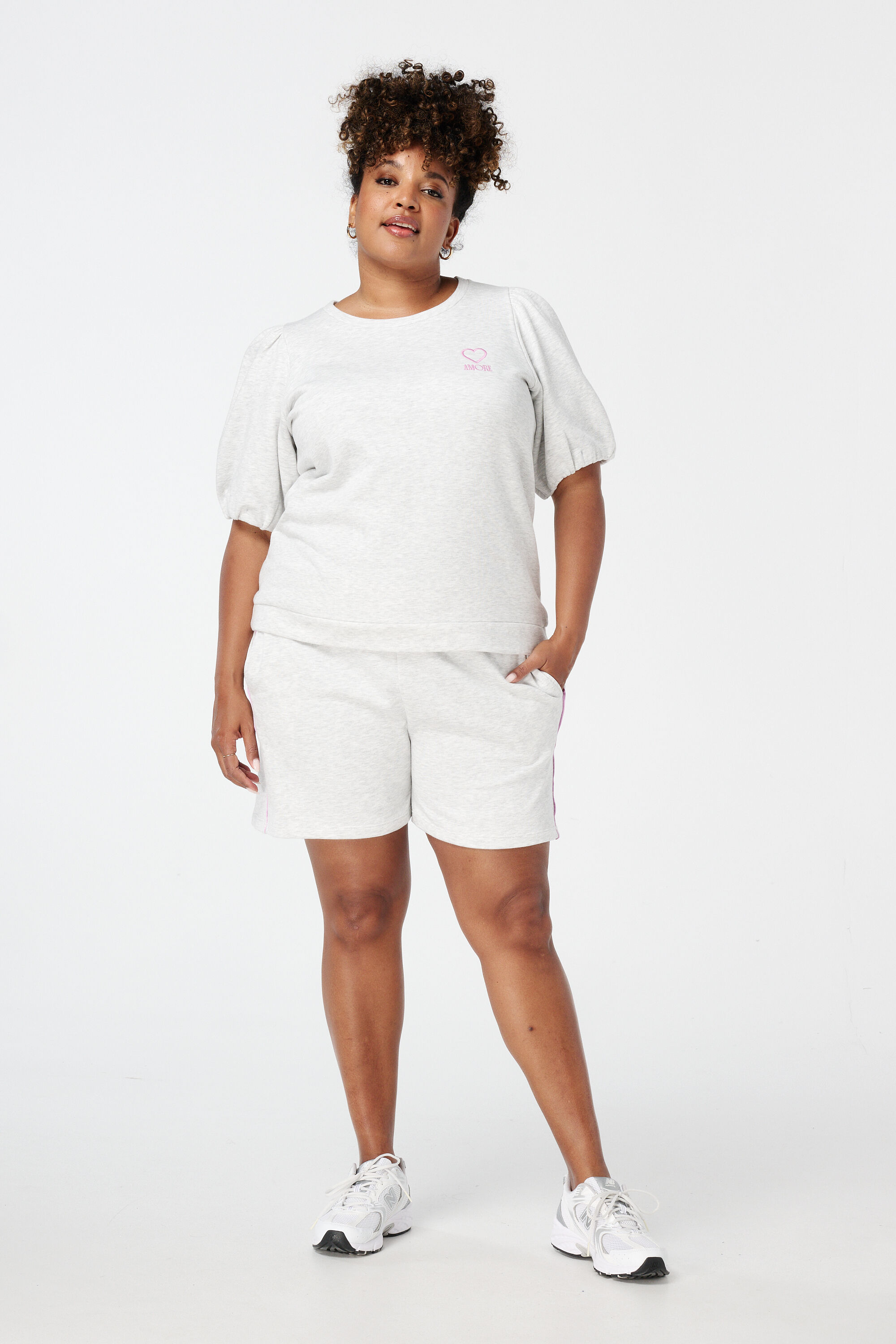 Sweatshirt met pofmouw image number 5