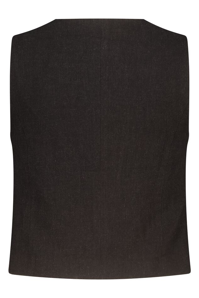 Kostuumgilet met linnen image number 2