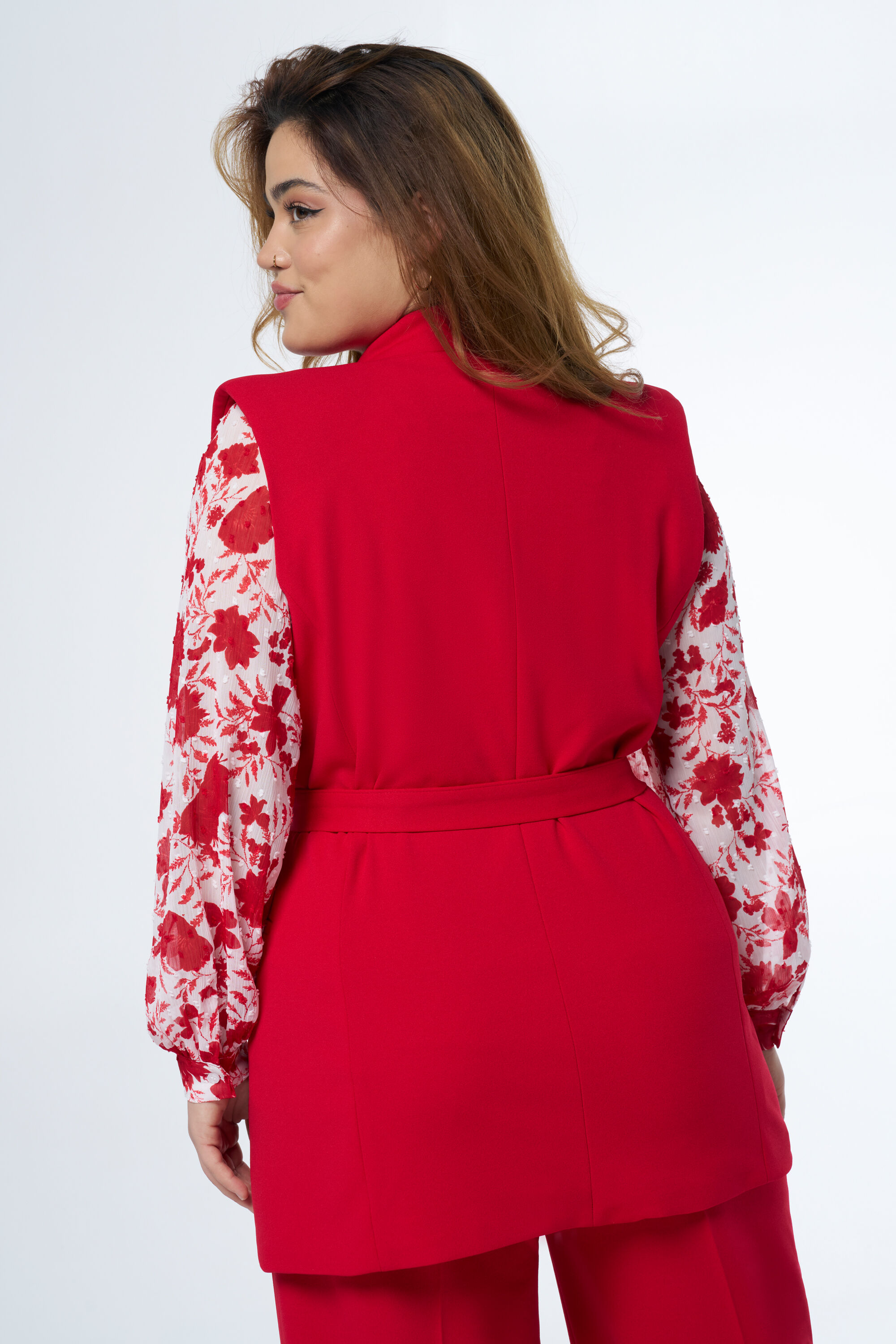 Gilet met bijpassende riem image number 3