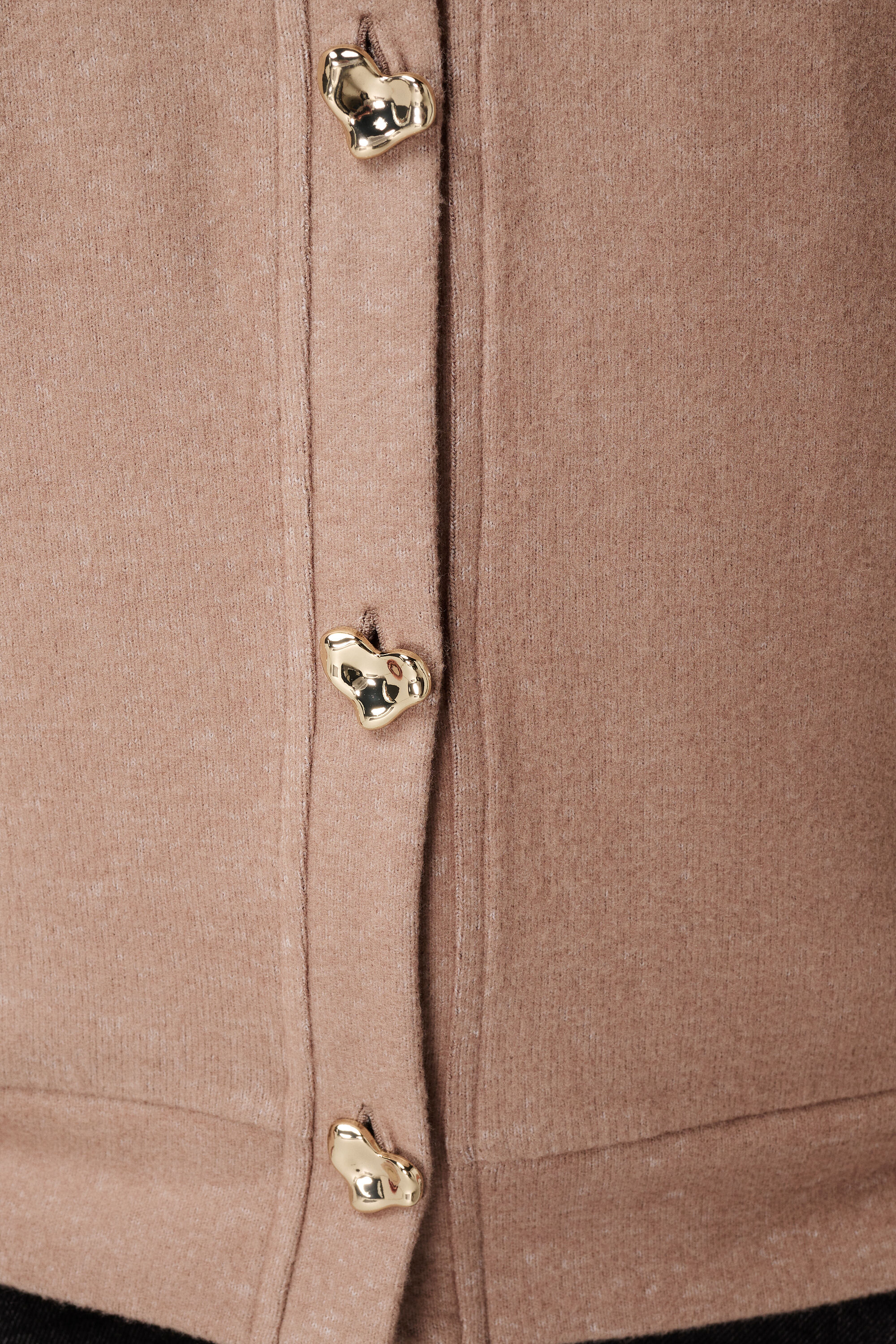 Vest met gouden hartjesknopen image number 6