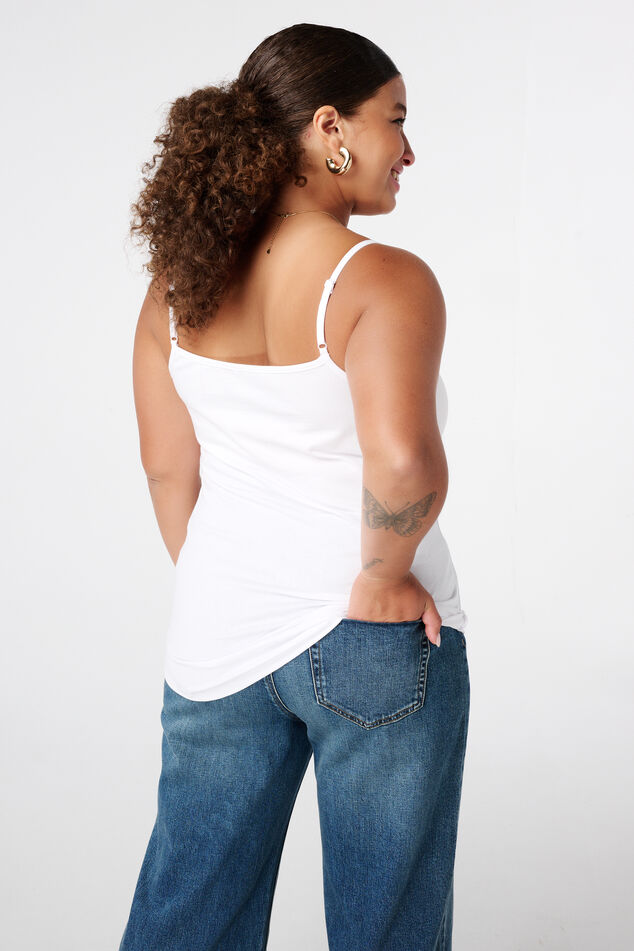 Spaghetti top met stretch image number 3