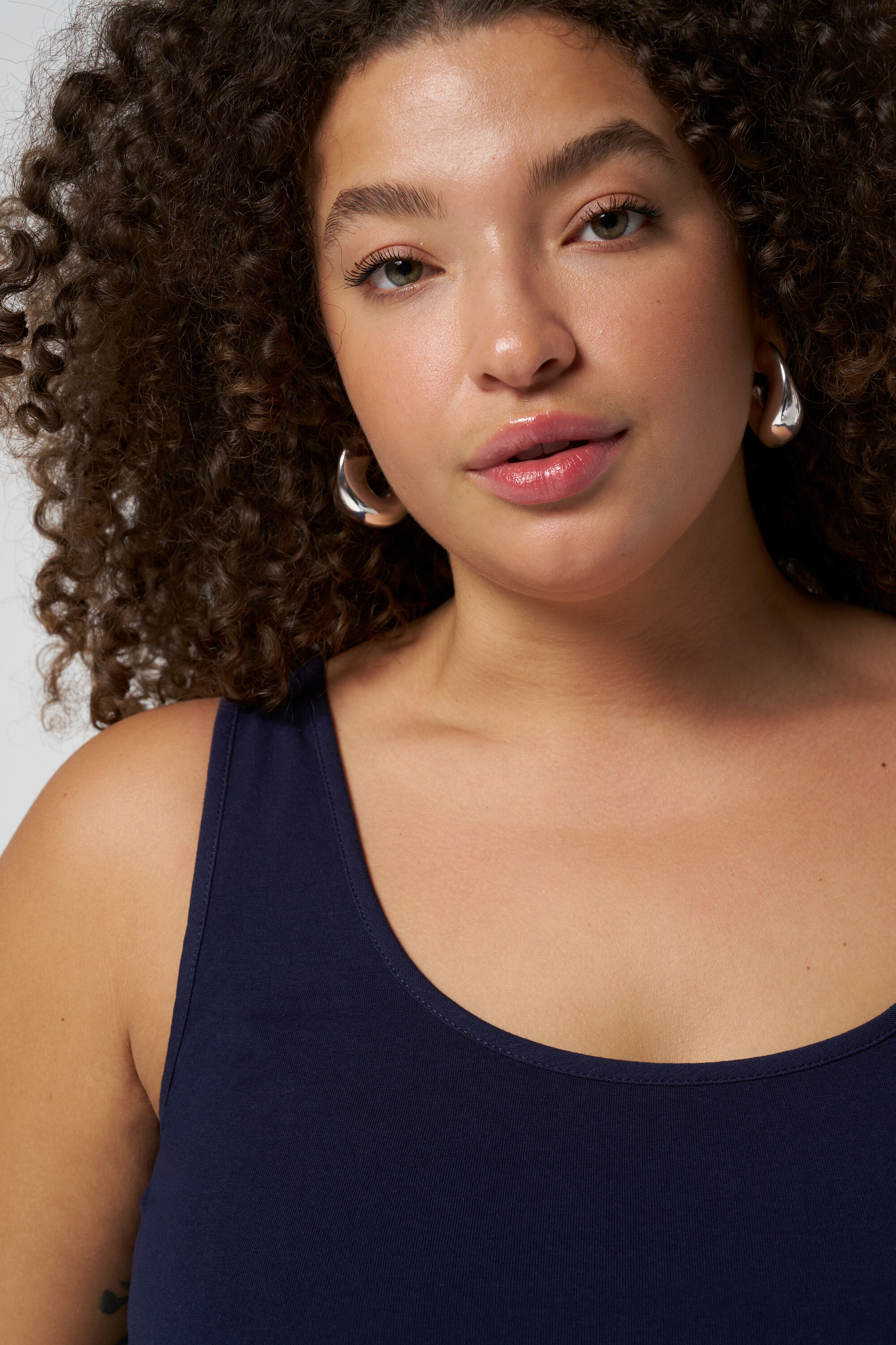 Katoenen lange singlet image number 4