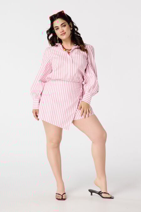 Skort met krijtstreep Skort met krijtstreep
