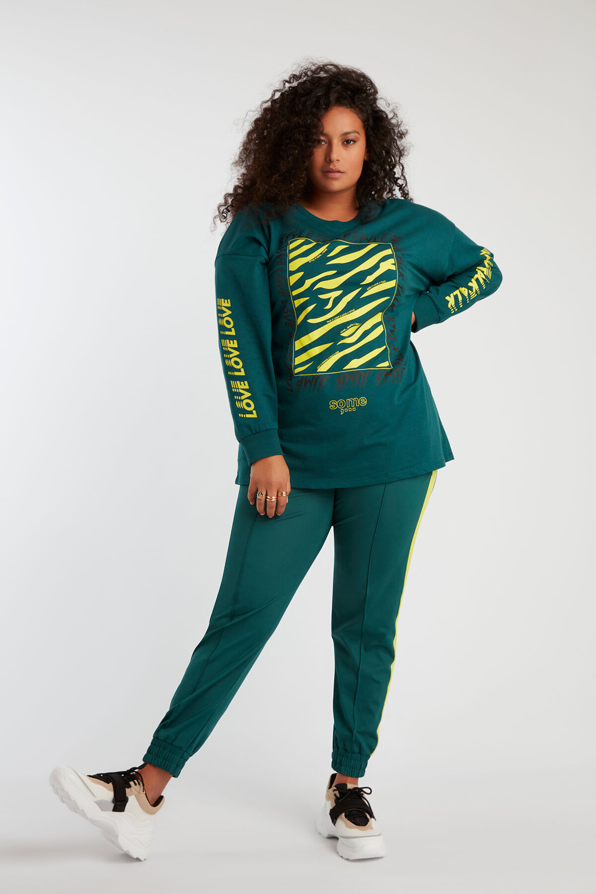 T-shirt met printopdruk image number 4