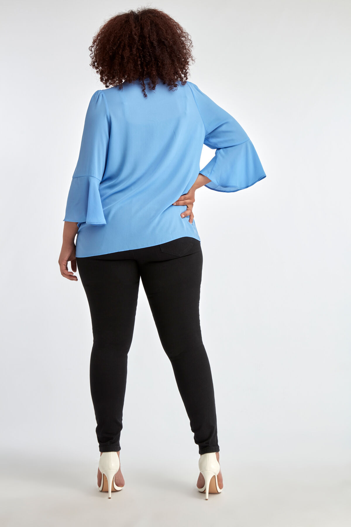 Blouse met volants image number 3