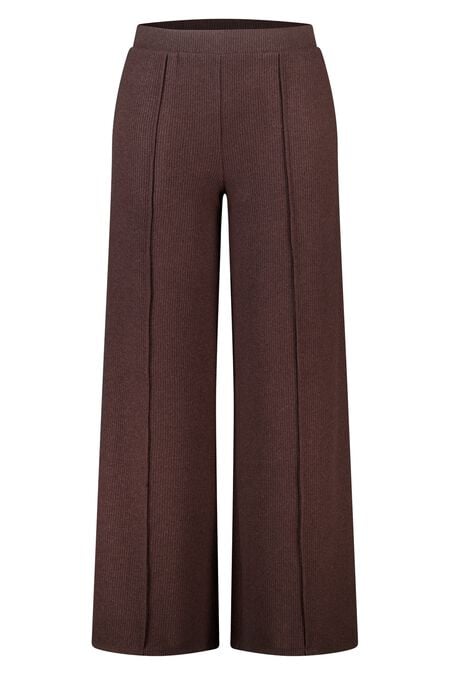 Rechte broek met elastieke taille