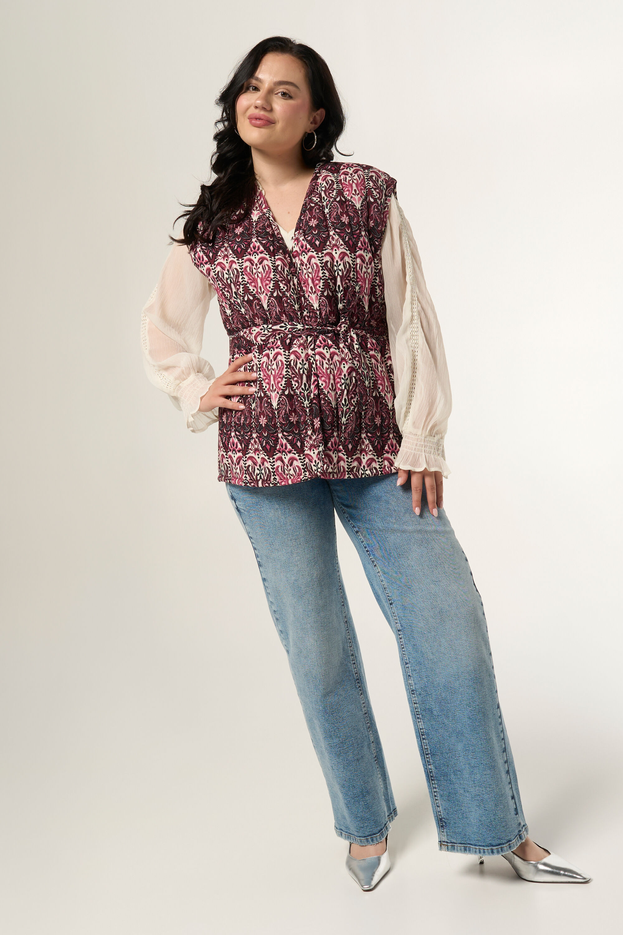 Gilet met ceintuur image number 5