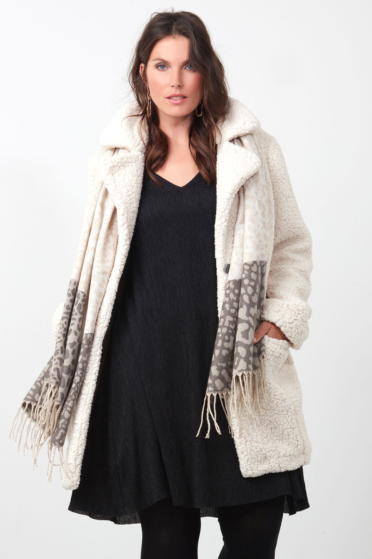 Sjaal met luipaardprint image number 0