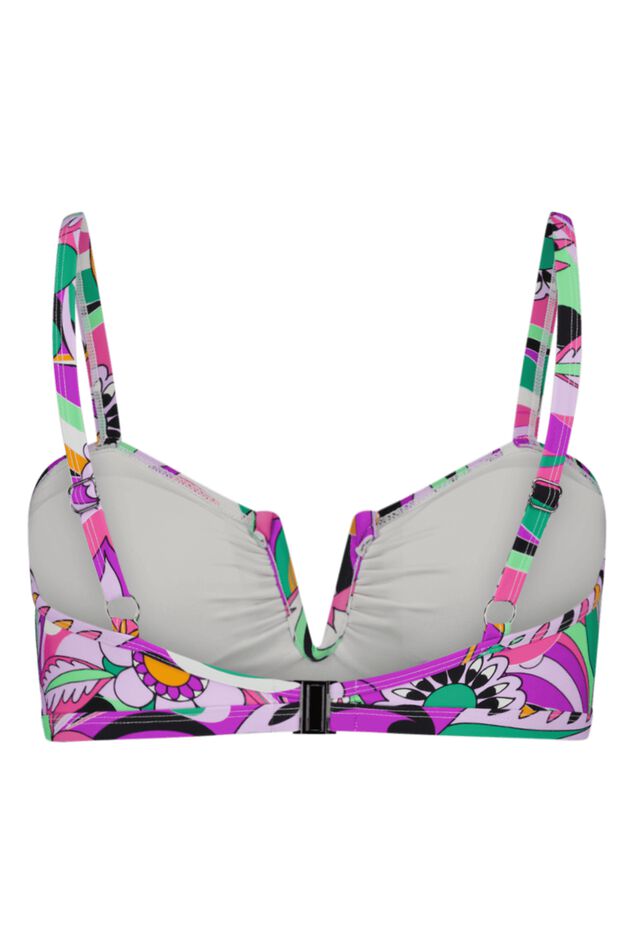 Bikini top met v-shape detail image number 3