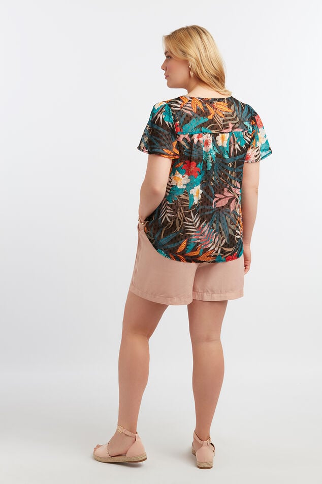 Semi-transparante blouse image number 4
