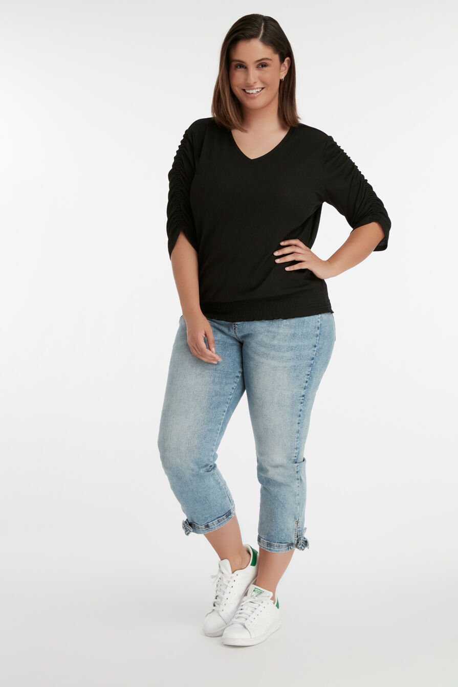 Cropped tregging POPPY met strik detail image number 5