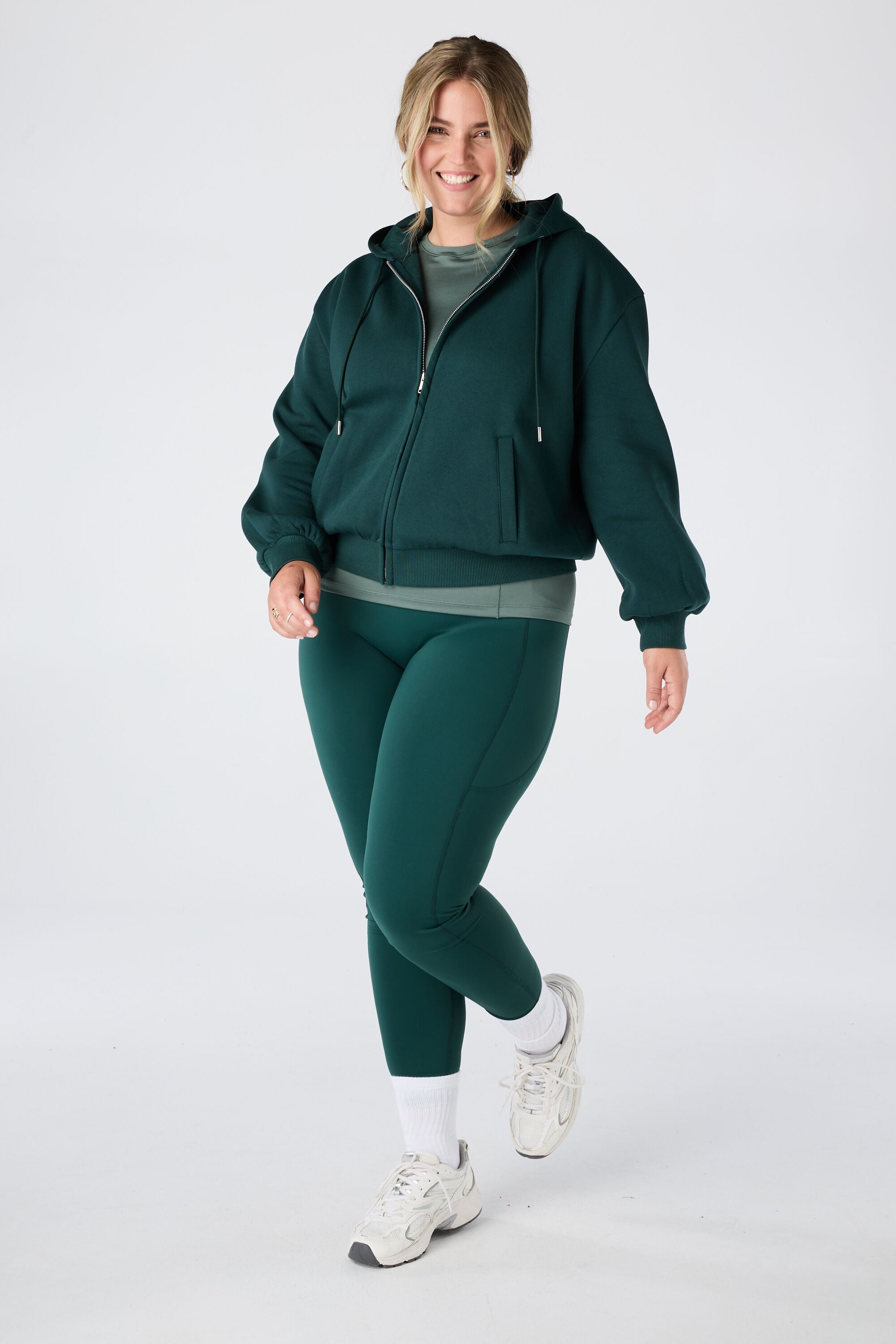 Sweat vest met capuchon image number 5