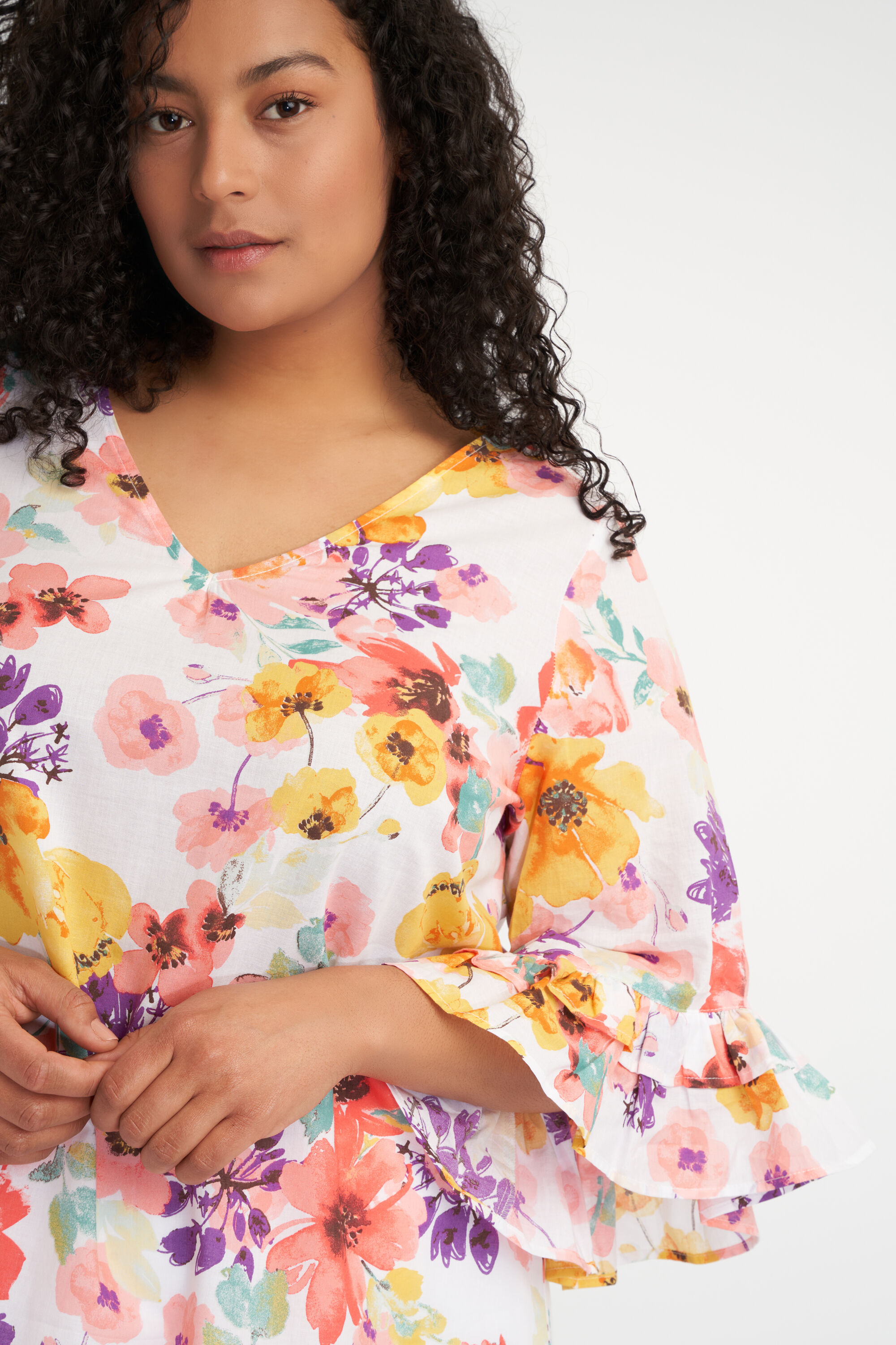 Blouse met bloemenprint image number 4