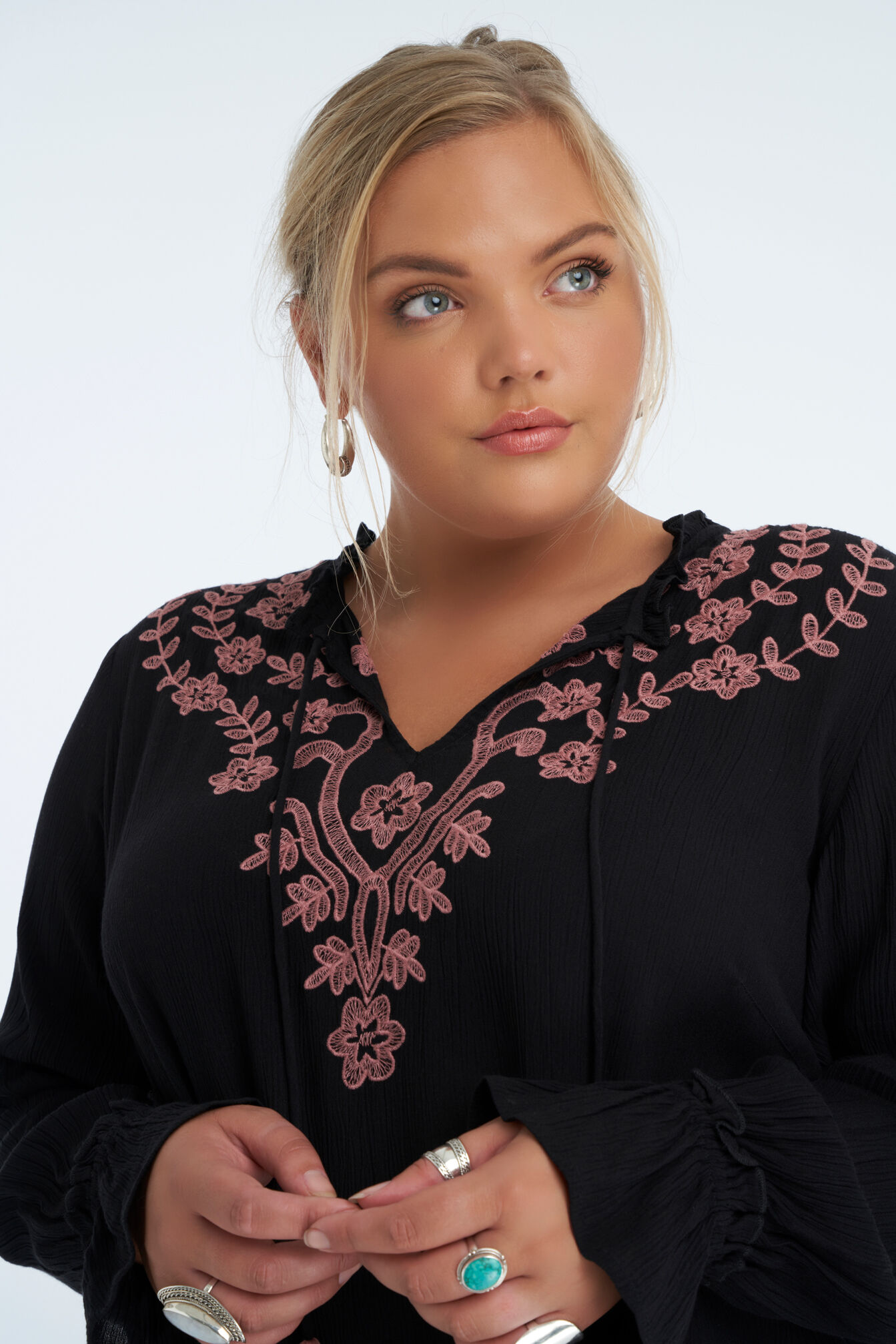 Jurk clearance met borduursel
