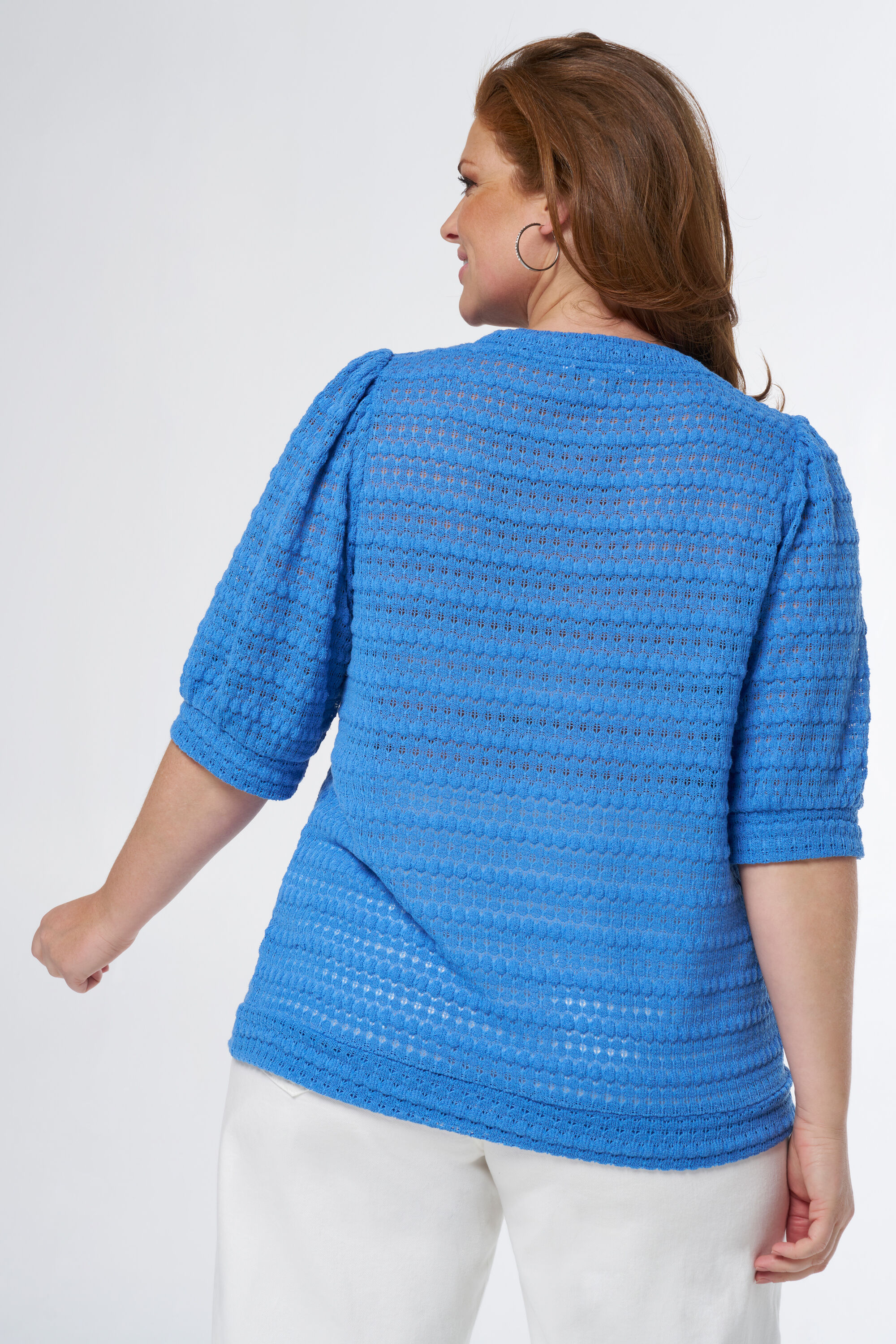 Top met ballonmouwen image number 3