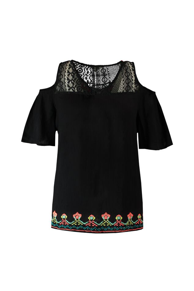 Blouse met embroidery image number 2