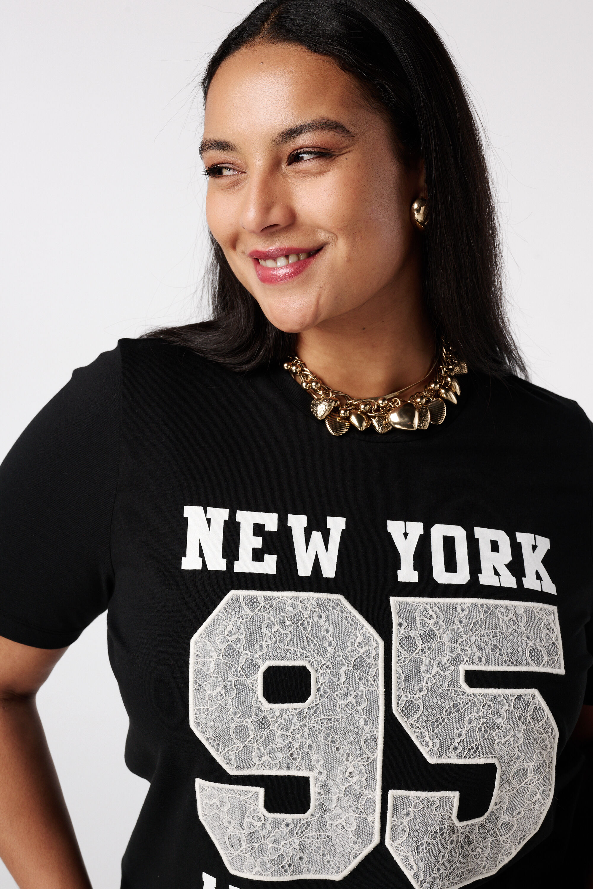 T-shirt met print image number 4