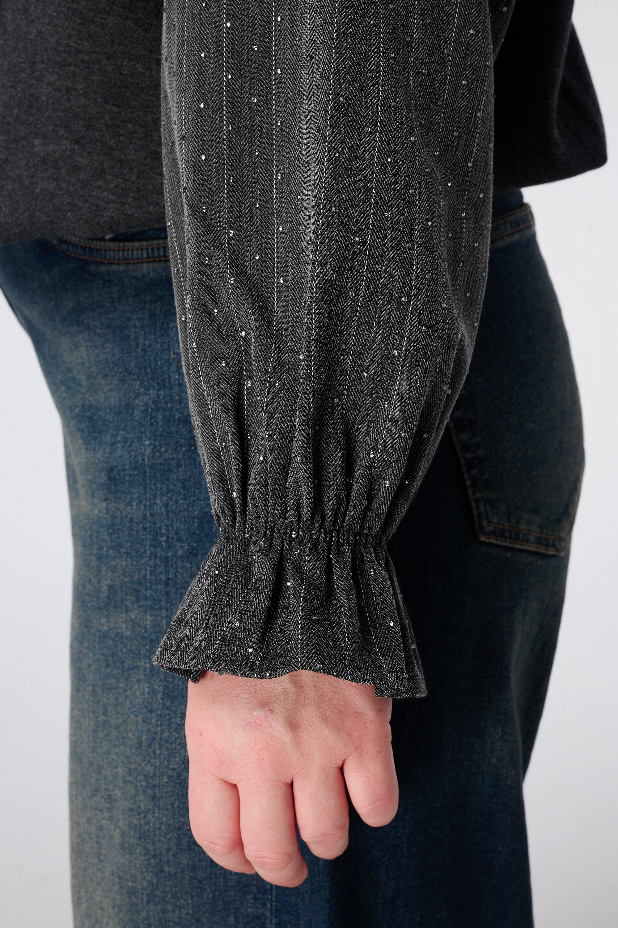Top met strass steentjes image number 6