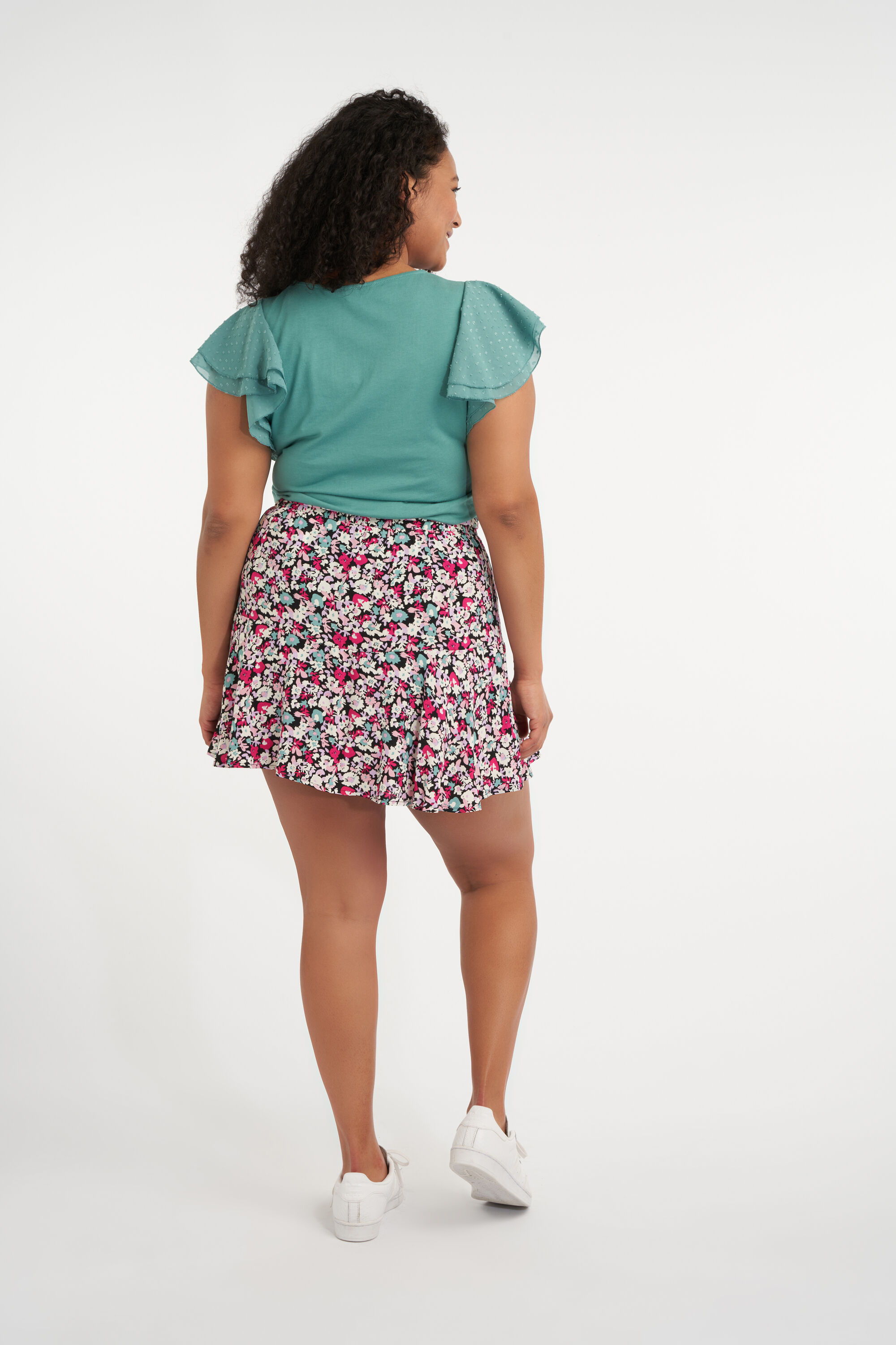 Skort met strik ceintuur image number 4