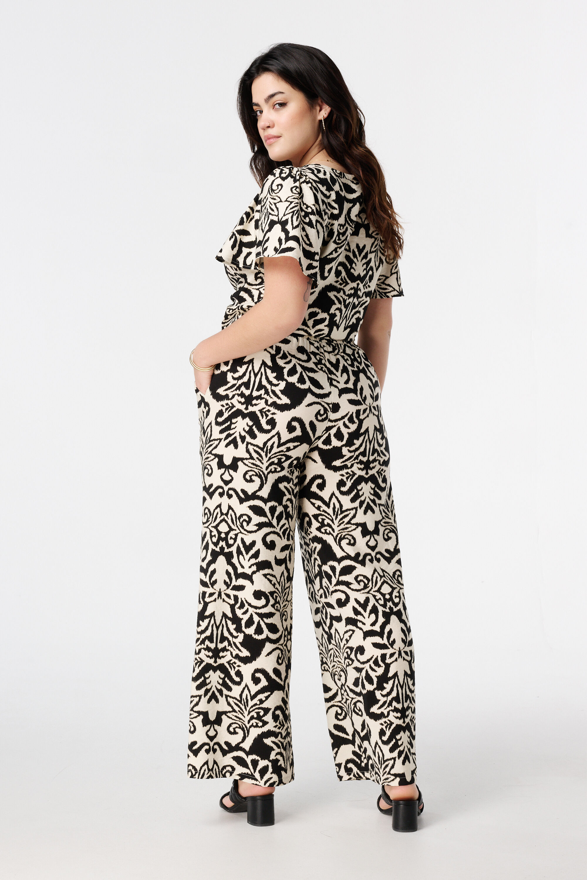 Broek met print image number 3