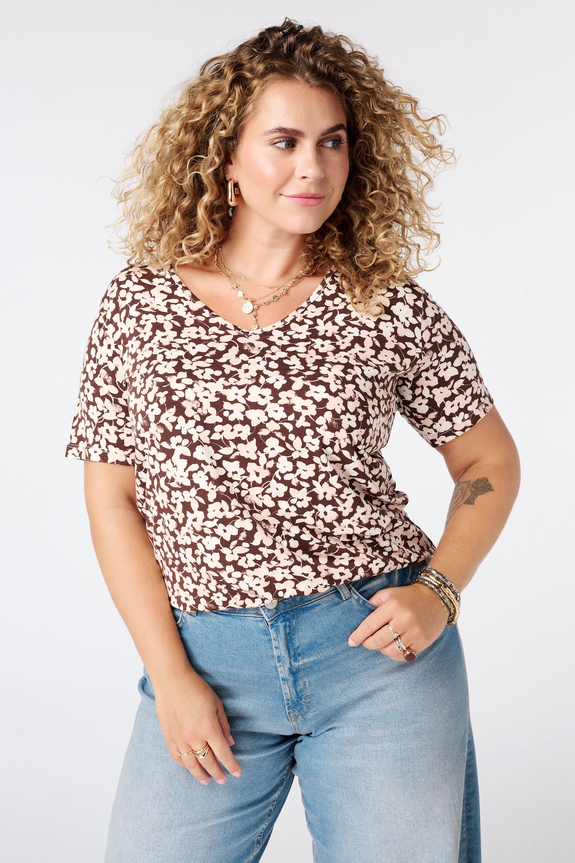 T-shirt met print