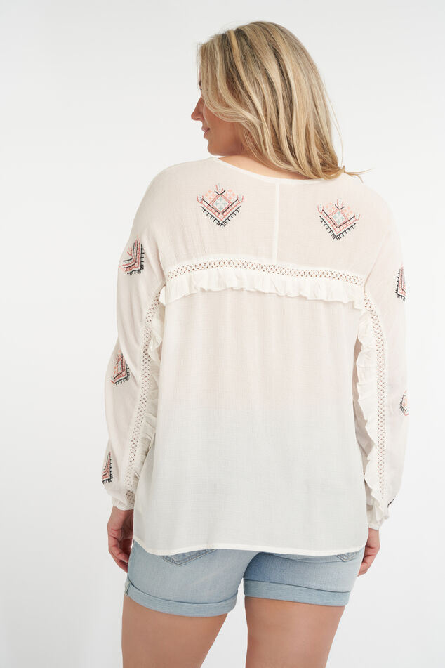 Blouse met borduursel image number 3