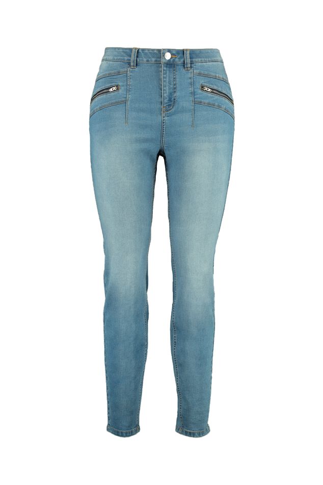 Jeans met ritsdetail image number 1
