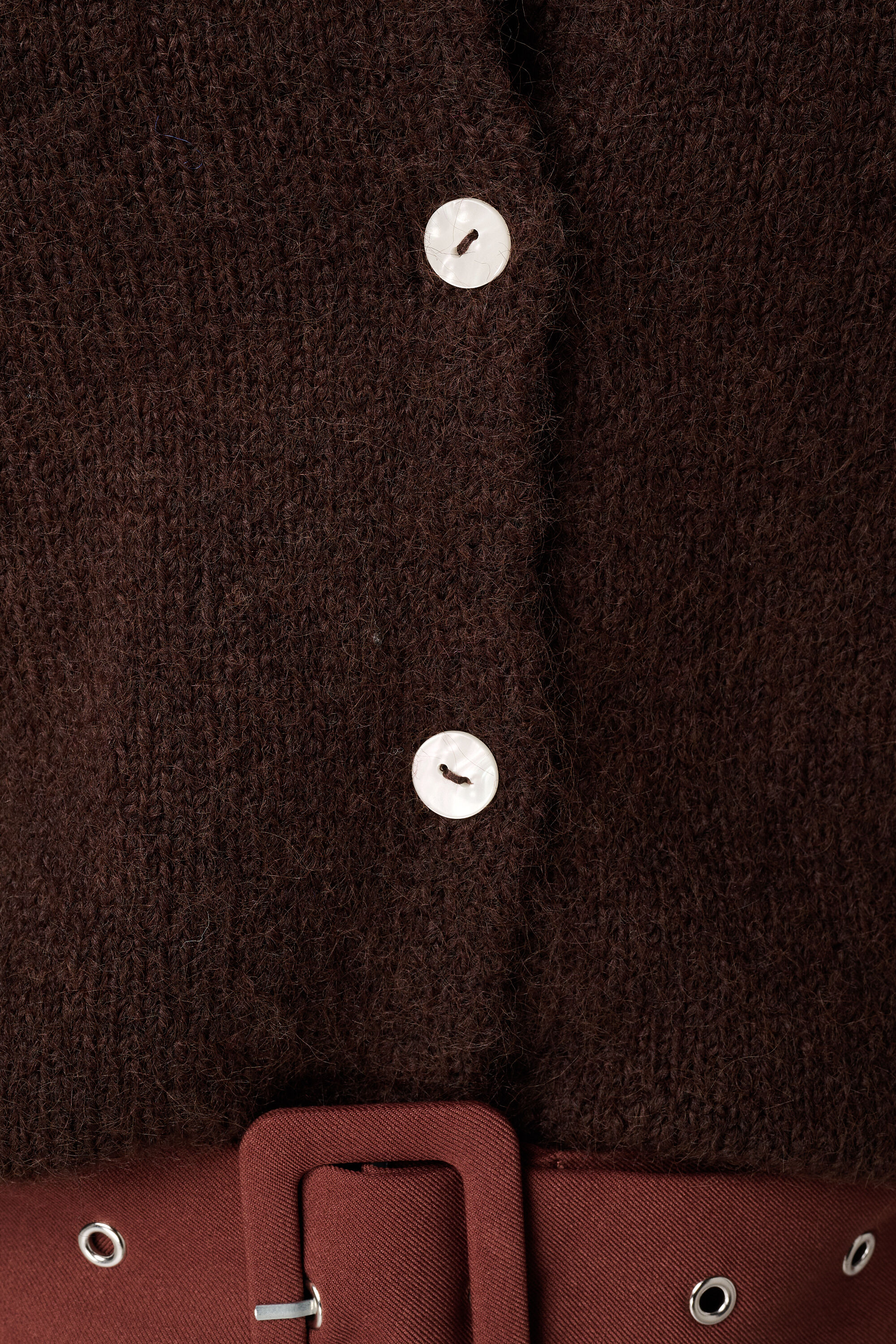 Gebreid vest met knoopsluiting image number 6