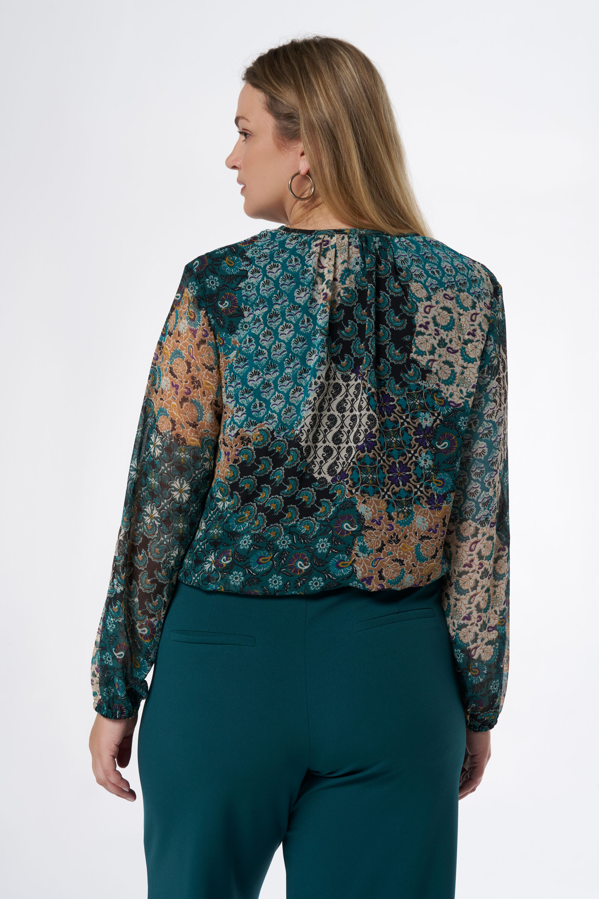 Blouse met print image number 3