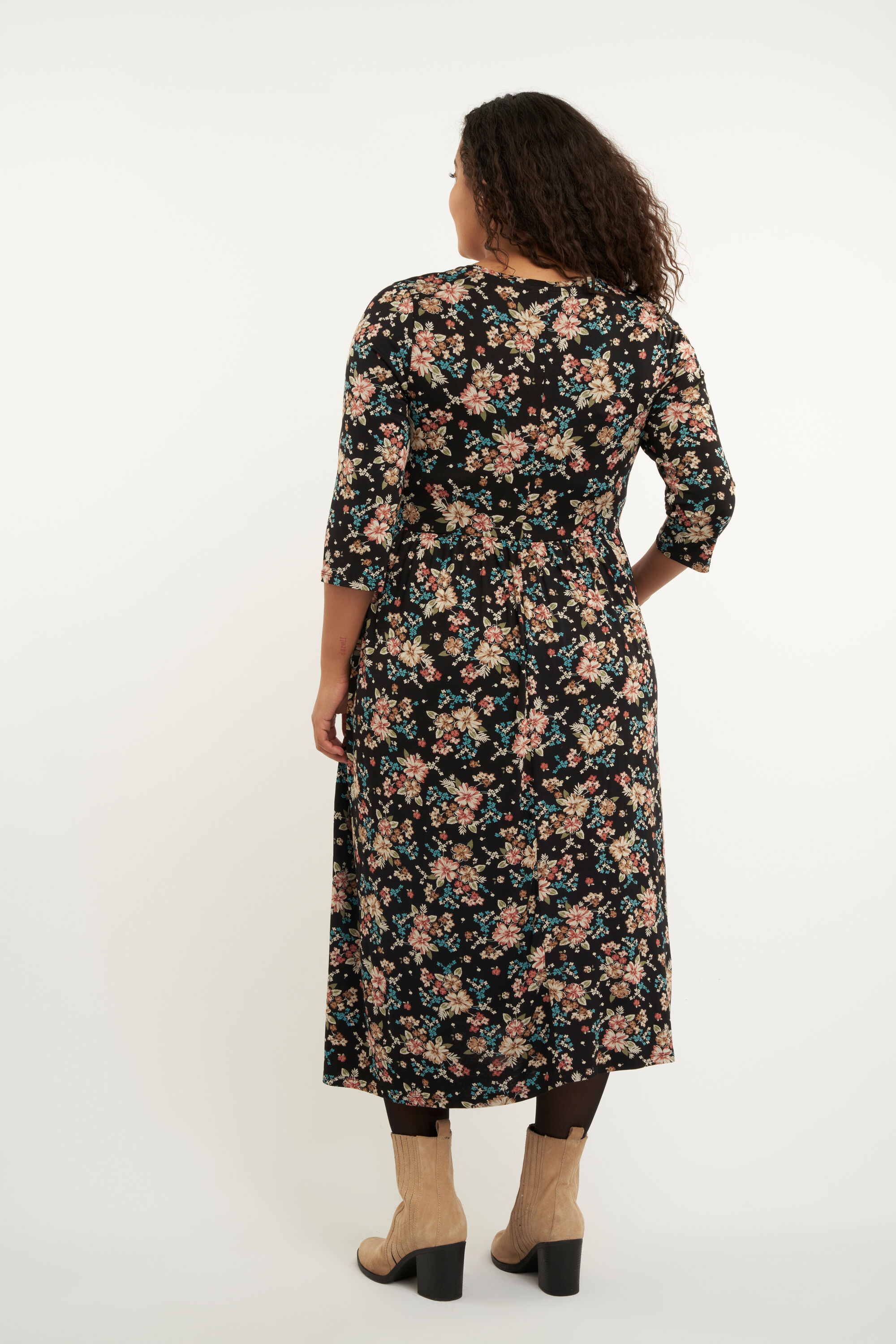 Lange jurk met print image number 3