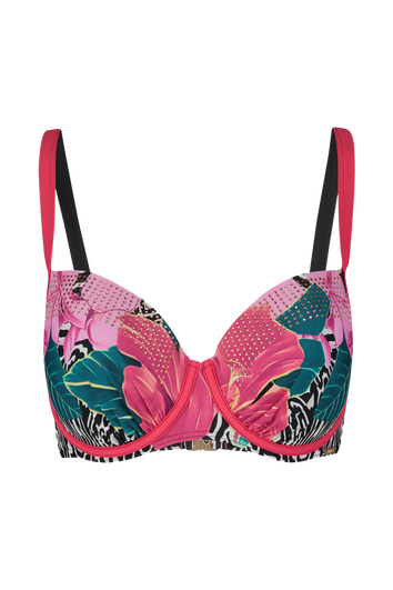 Beugelbikinitop met bloemenprint - Mamia