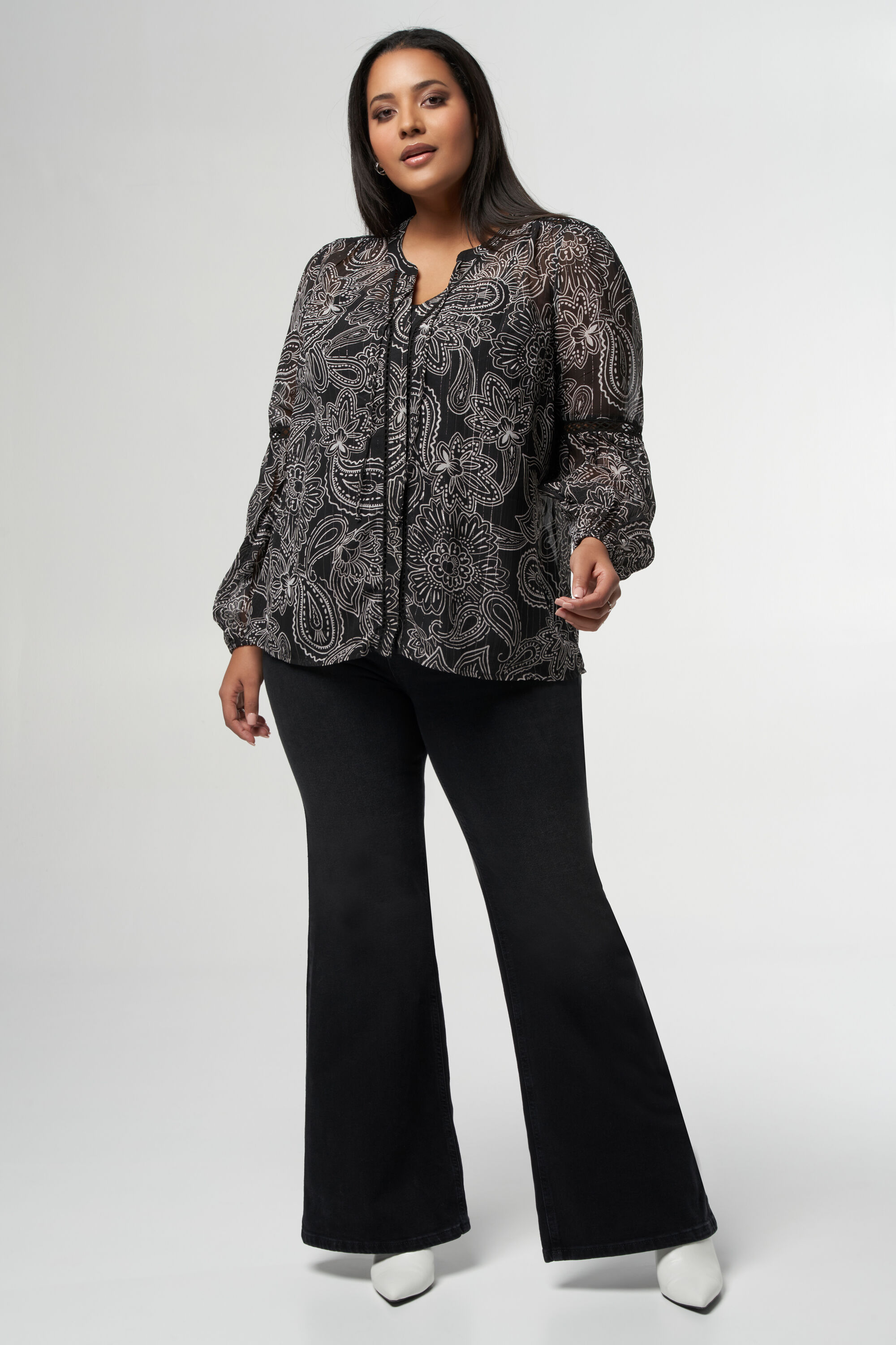Blouse met paisley print image number 6