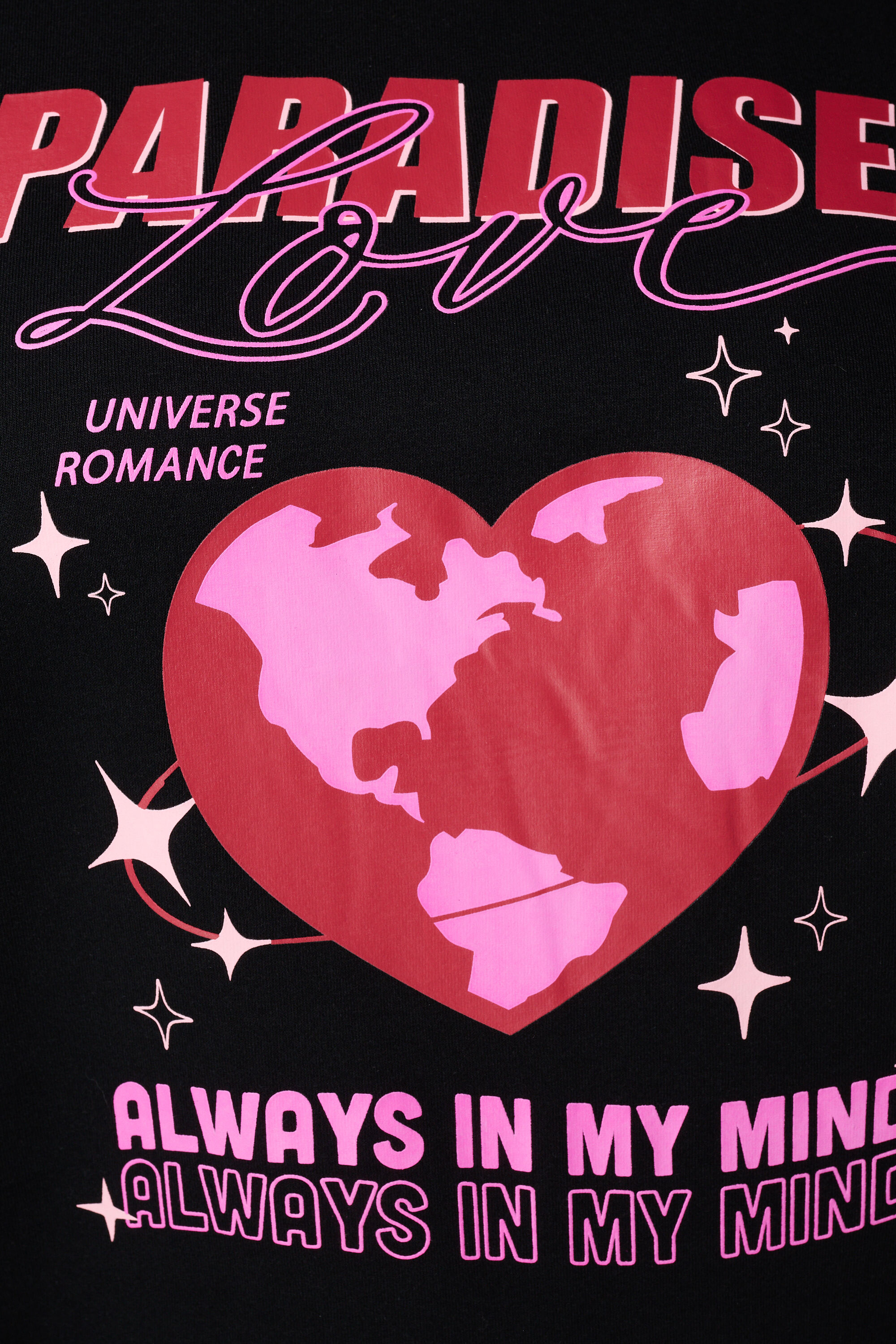 Sweater met print en hartjes image number 6