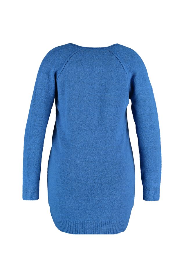 Trui jurk met V-hals image number 2