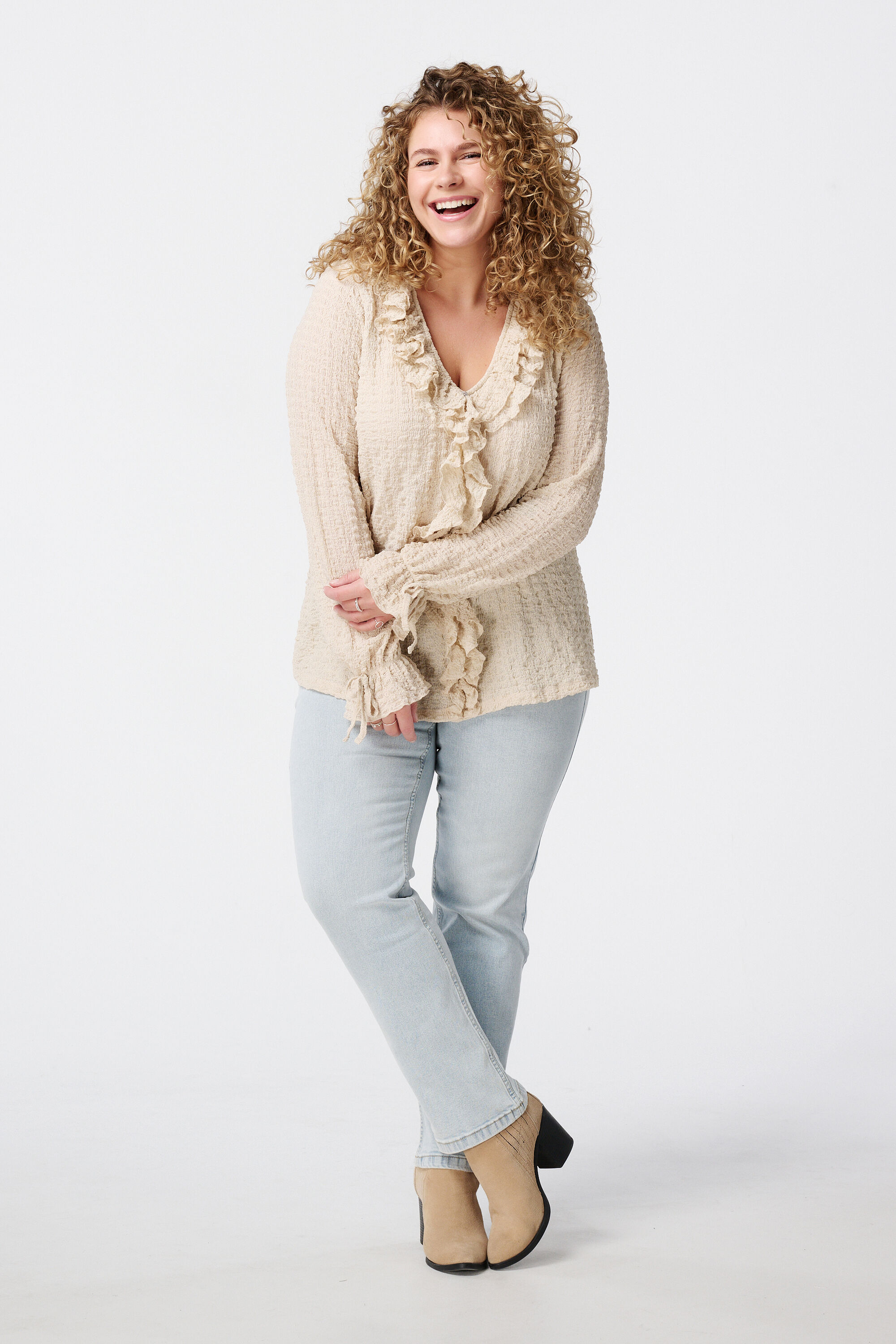 Top met ruffles image number 5