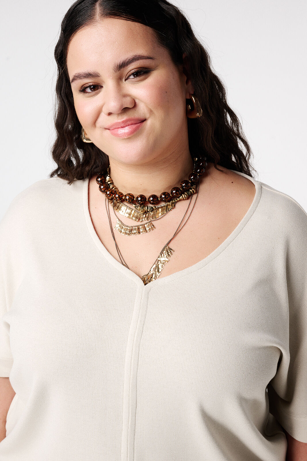 T-shirt met lurex image number 4