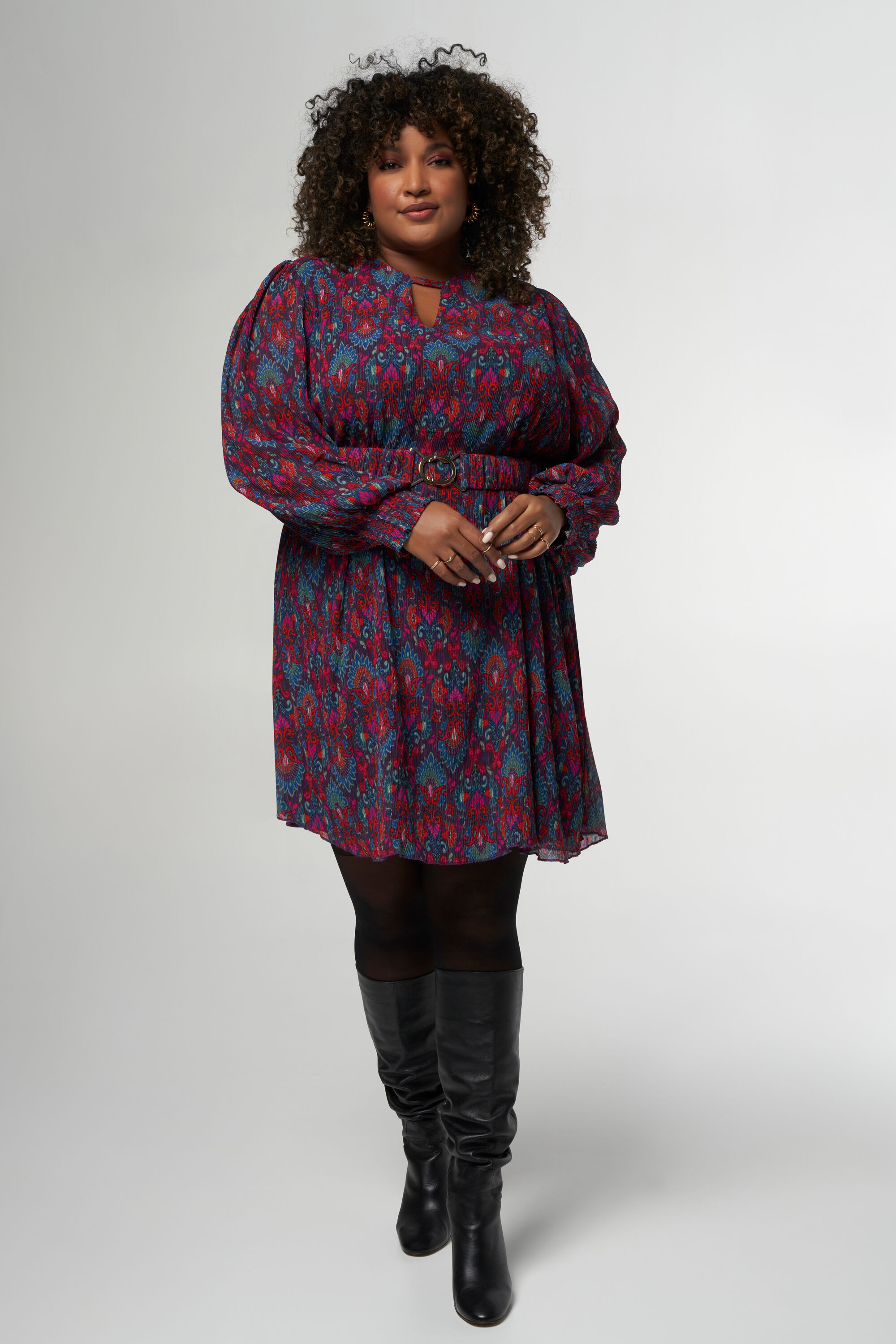 Jurk met paisley print image number 6