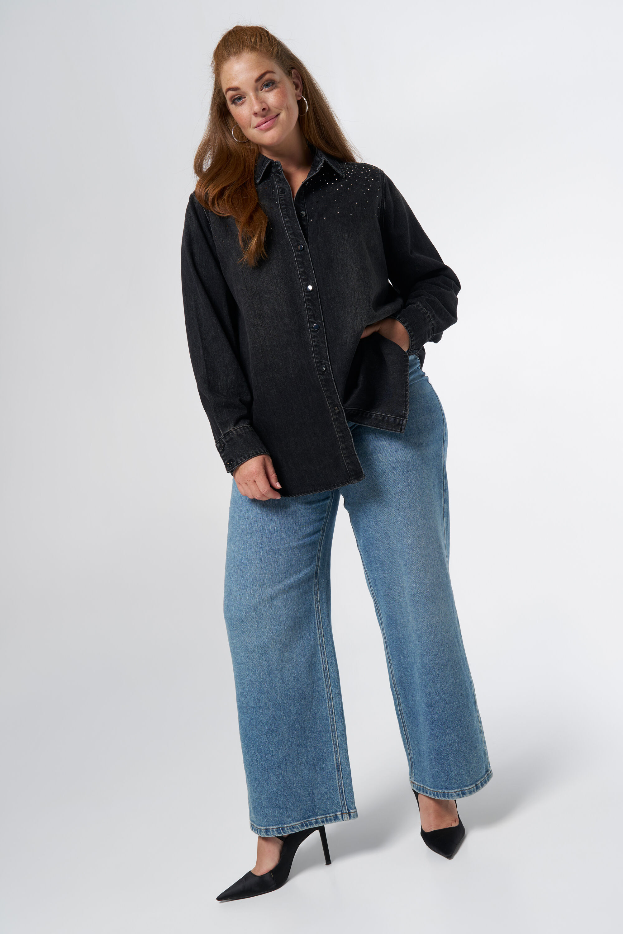 Denim blouse  image number 5