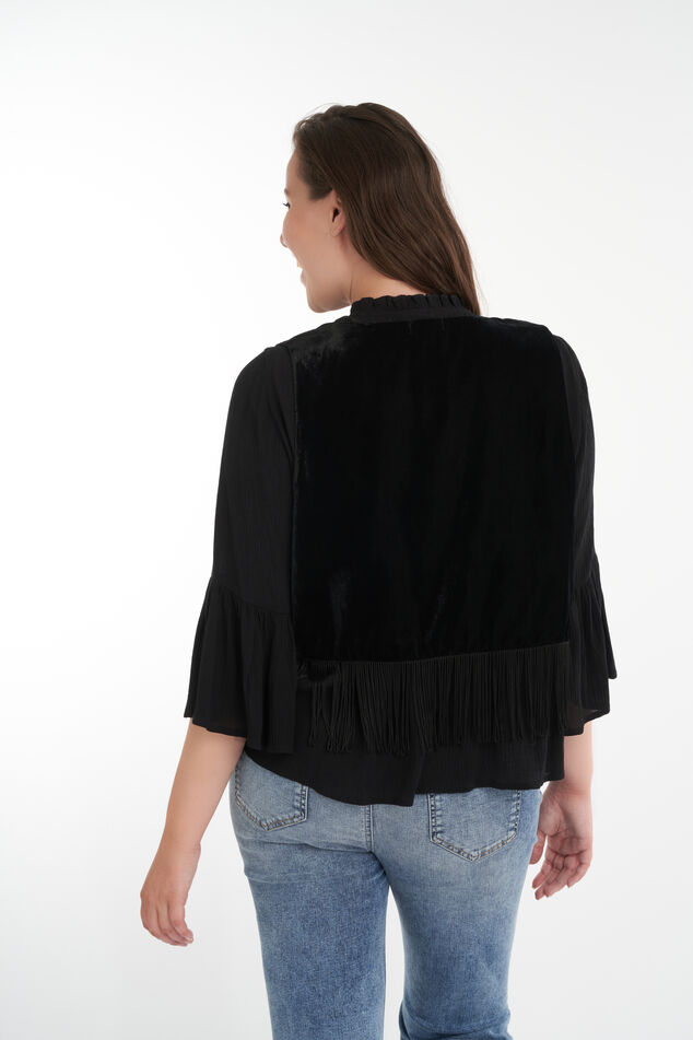 Gilet met franjes  image number 4